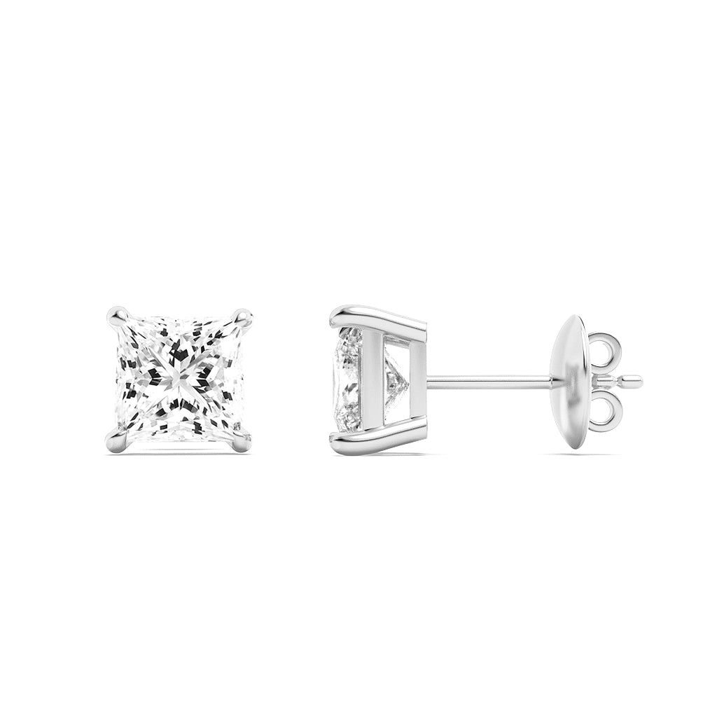 Pristine Princess Stud Earrings 3 Carat 5