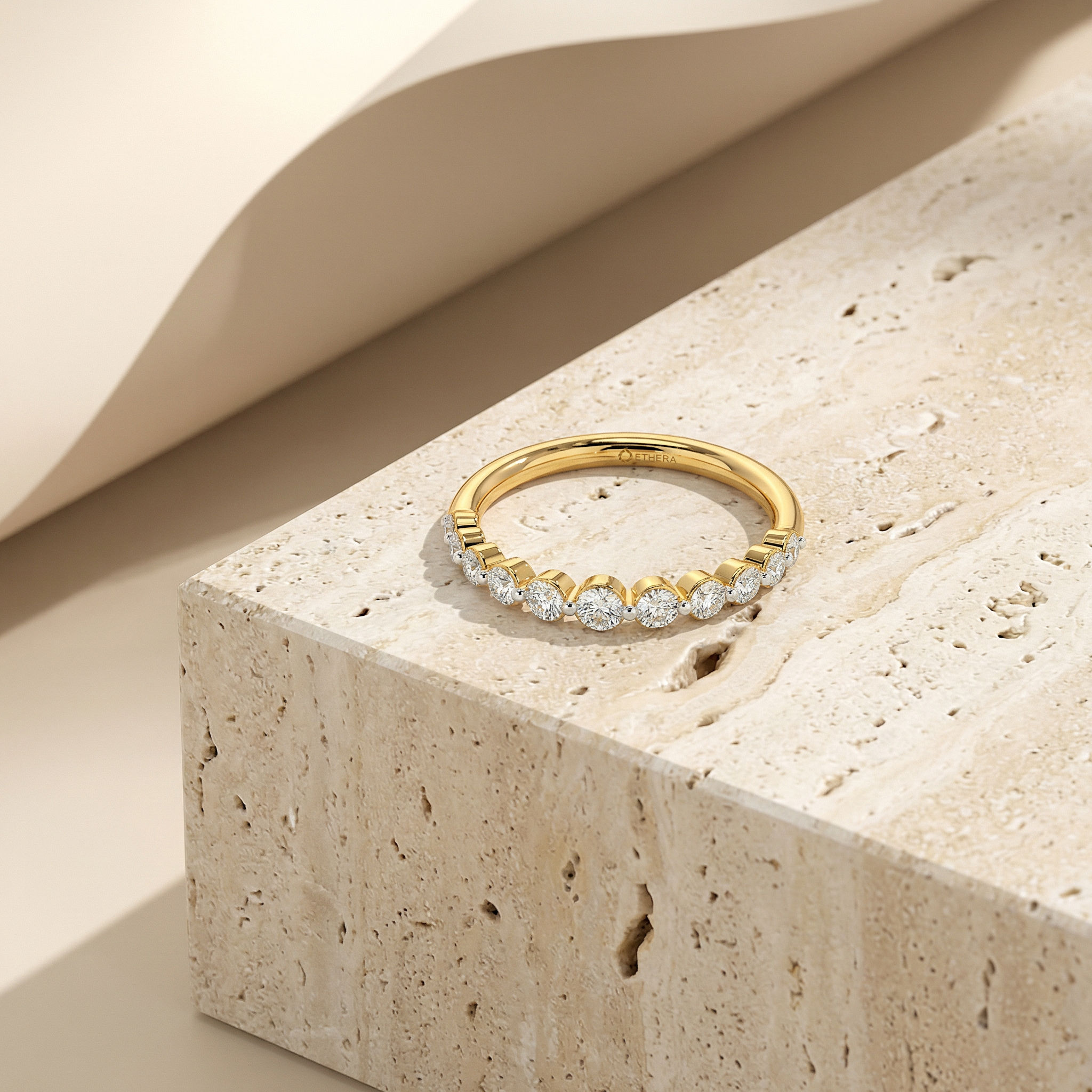 Golden Cascade Eternity Band 2