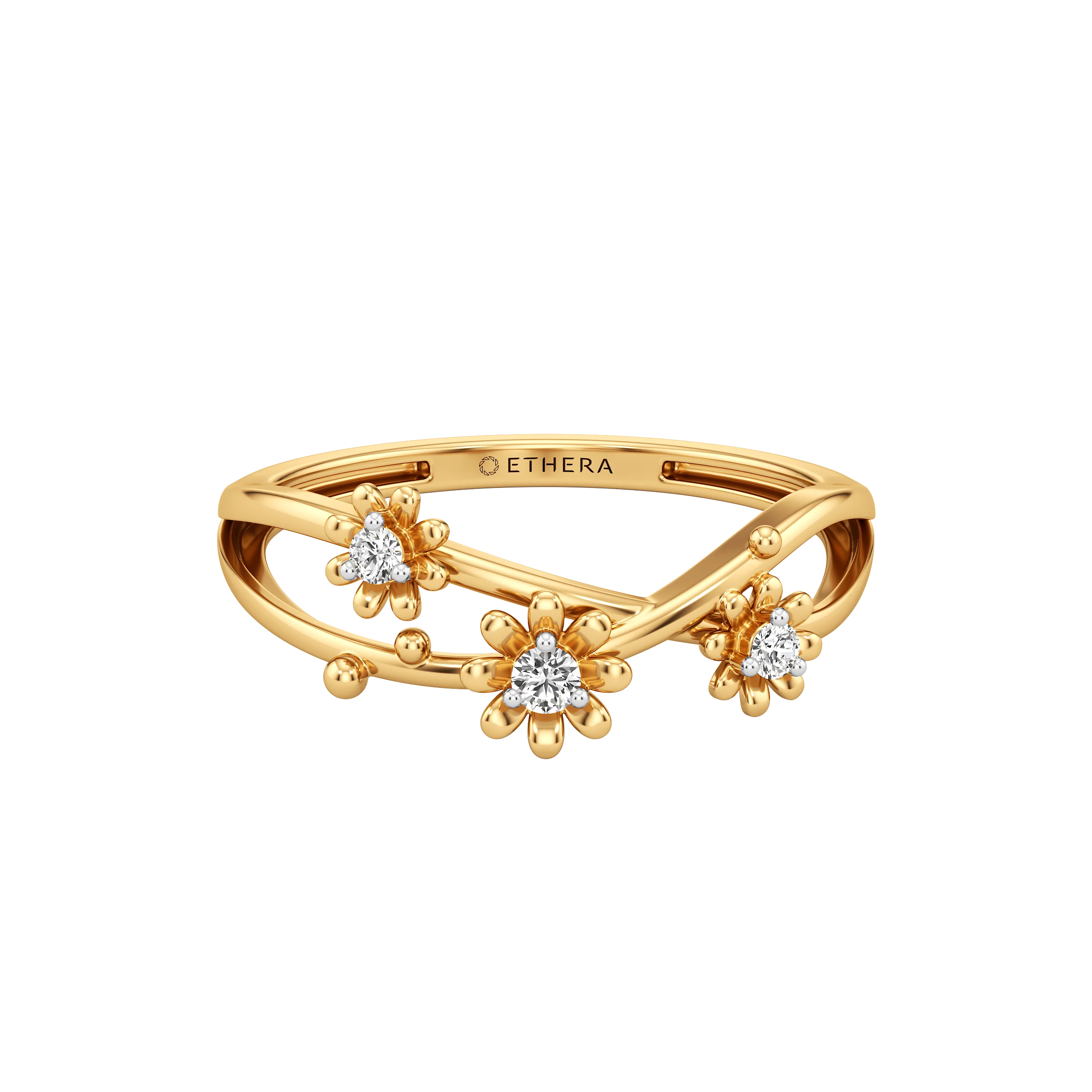 Blossom Loop Diamond Ring hover