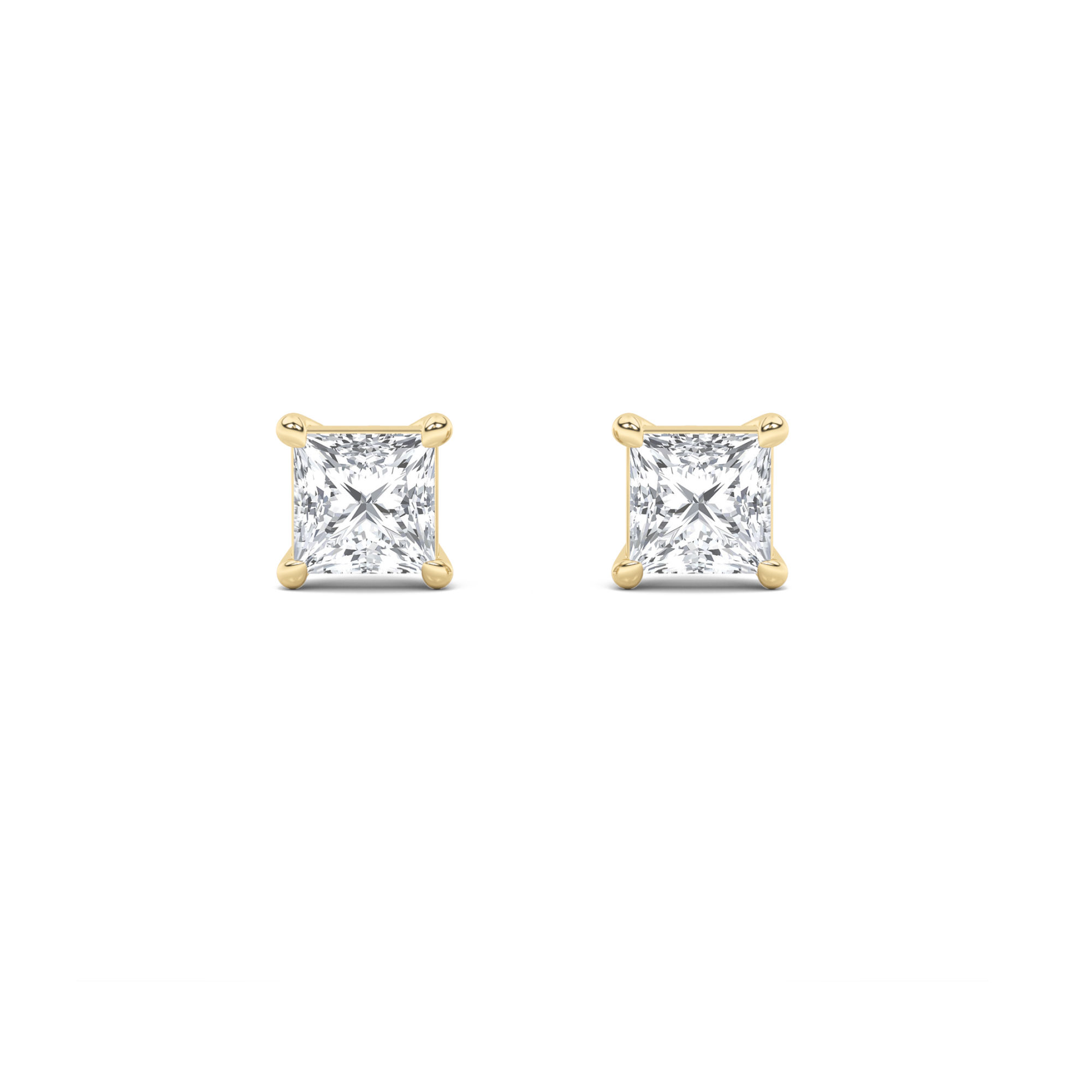 Pristine Princess Stud Earrings 2.5 Carat 1