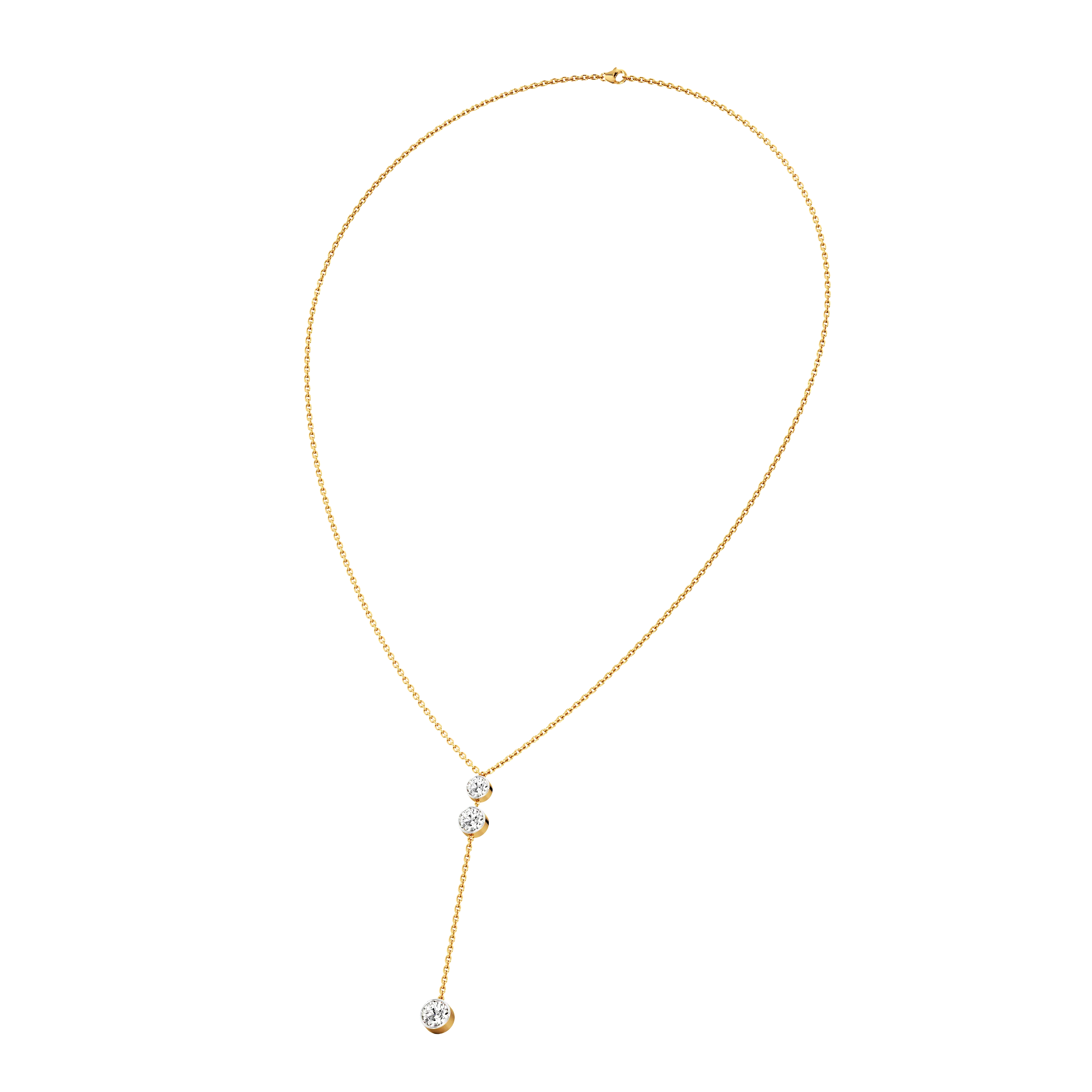 Golden Cascade Necklace 2
