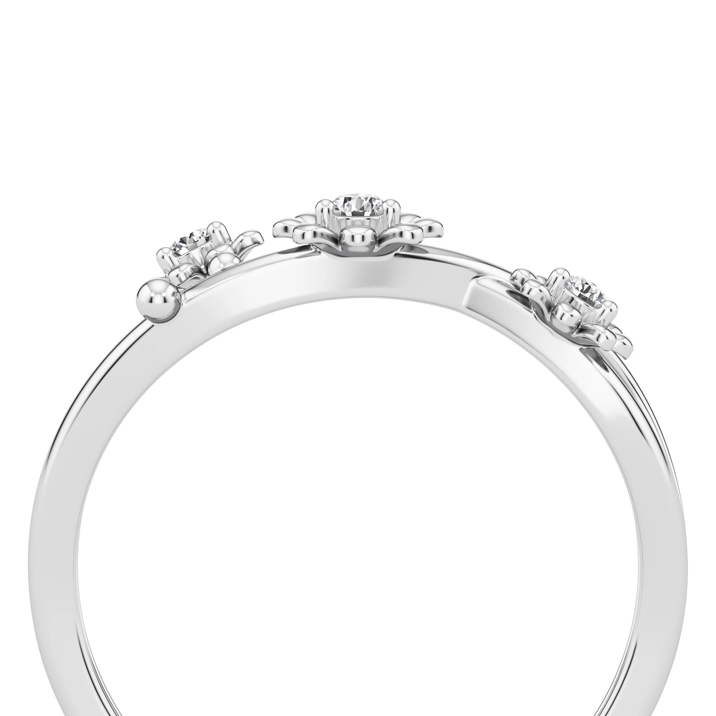 Blossom Loop Diamond Ring 12
