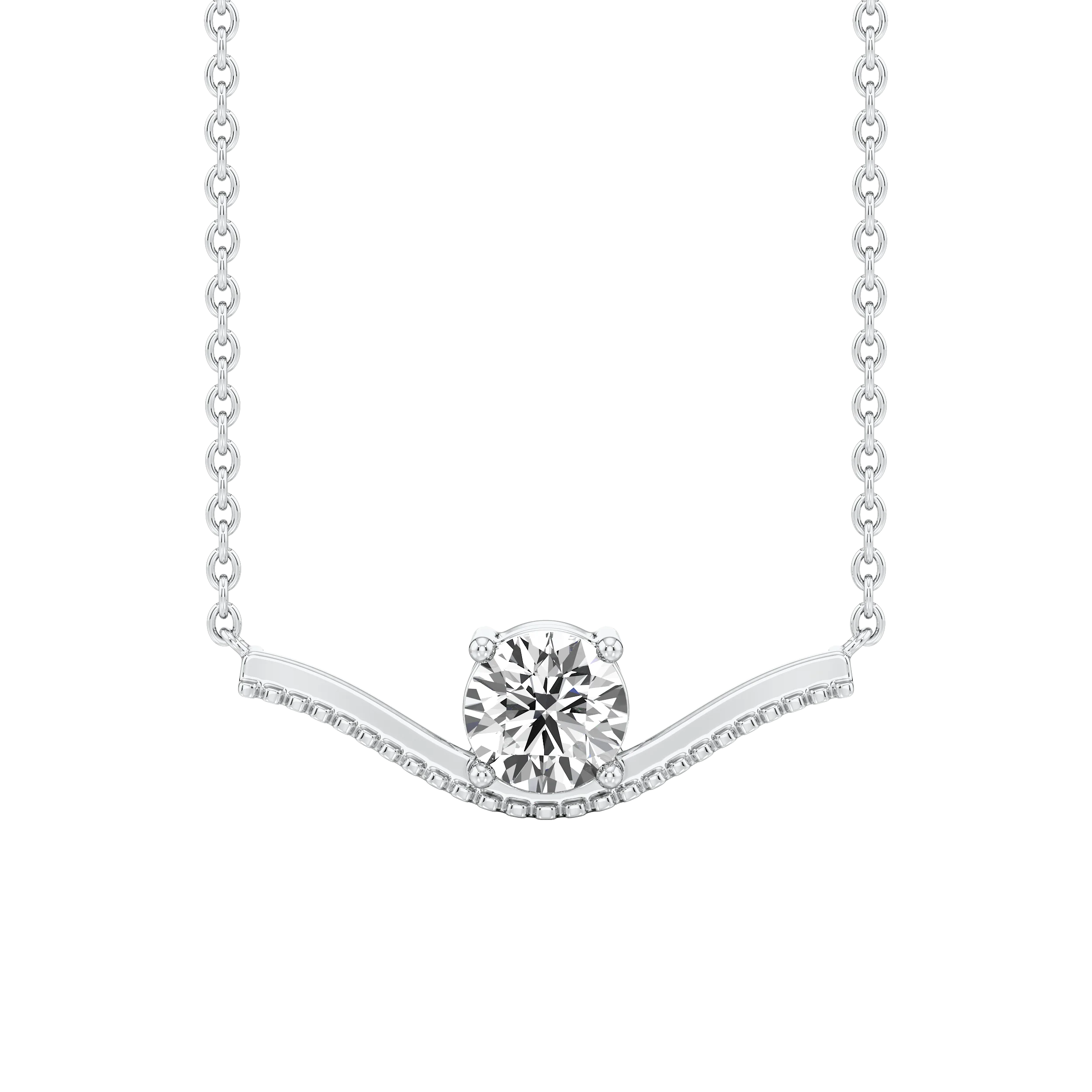 Glide Solitaire Necklace 4