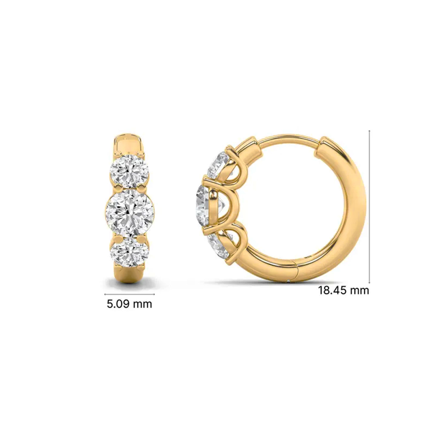 Gleaming Trio Bali Earrings 5