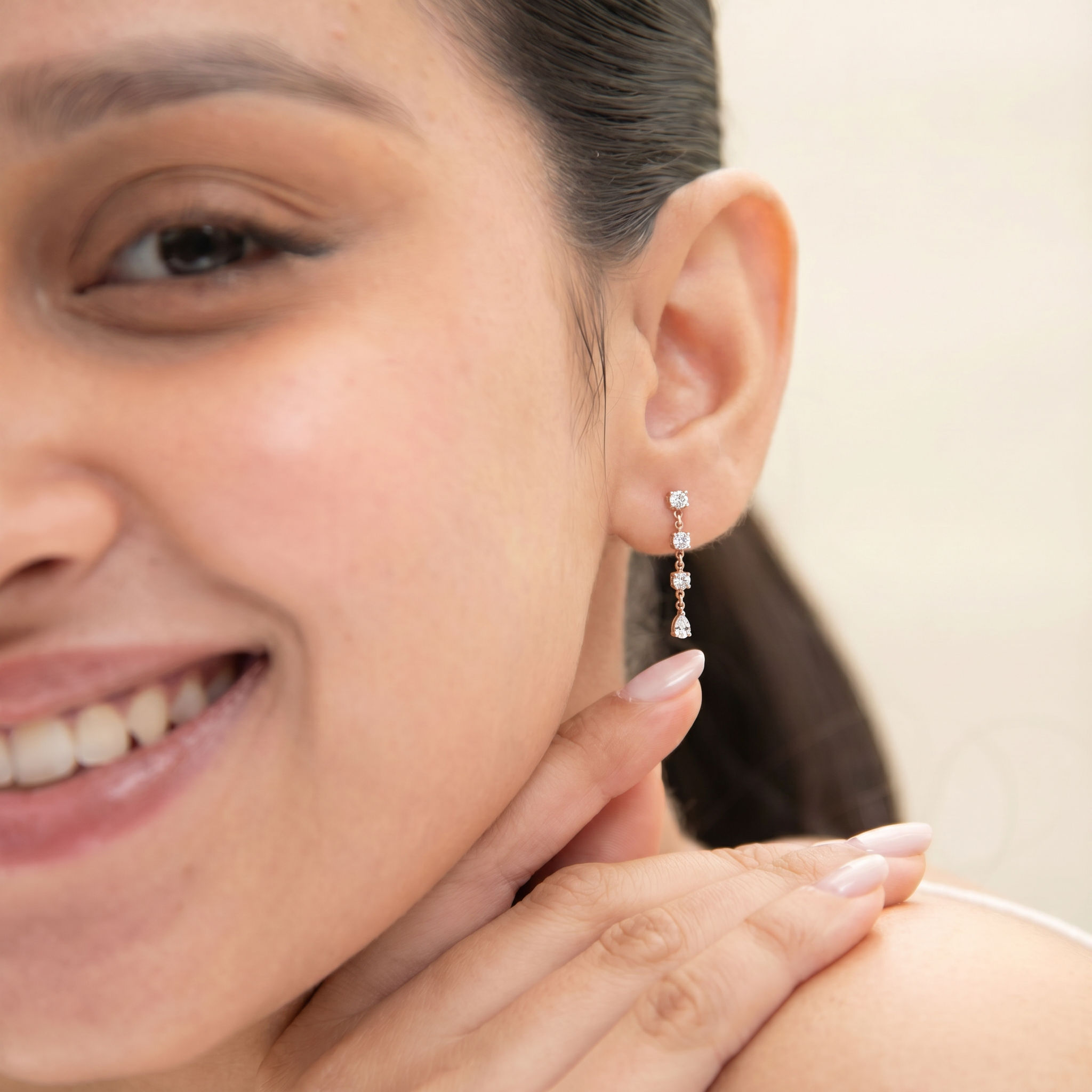Beamline Drop Earrings hover