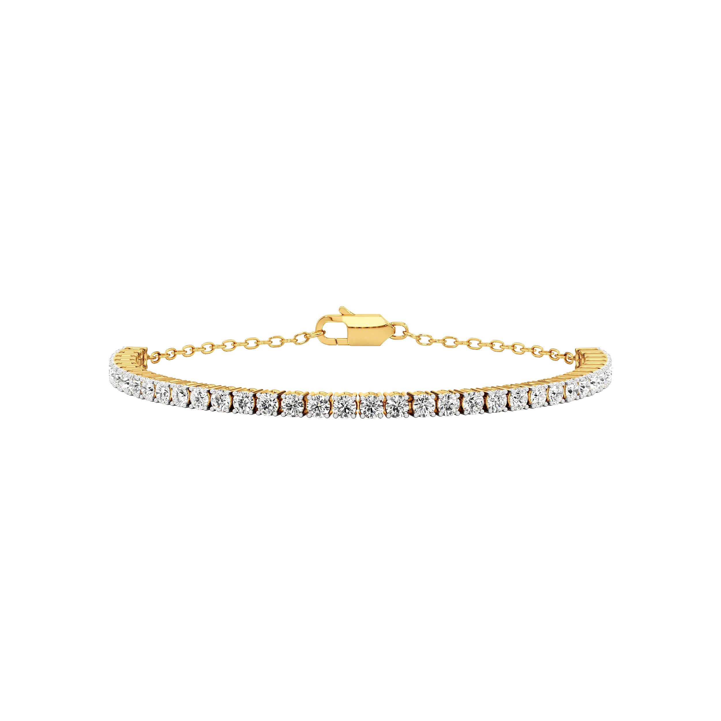 Lustre Line Tennis Bracelet