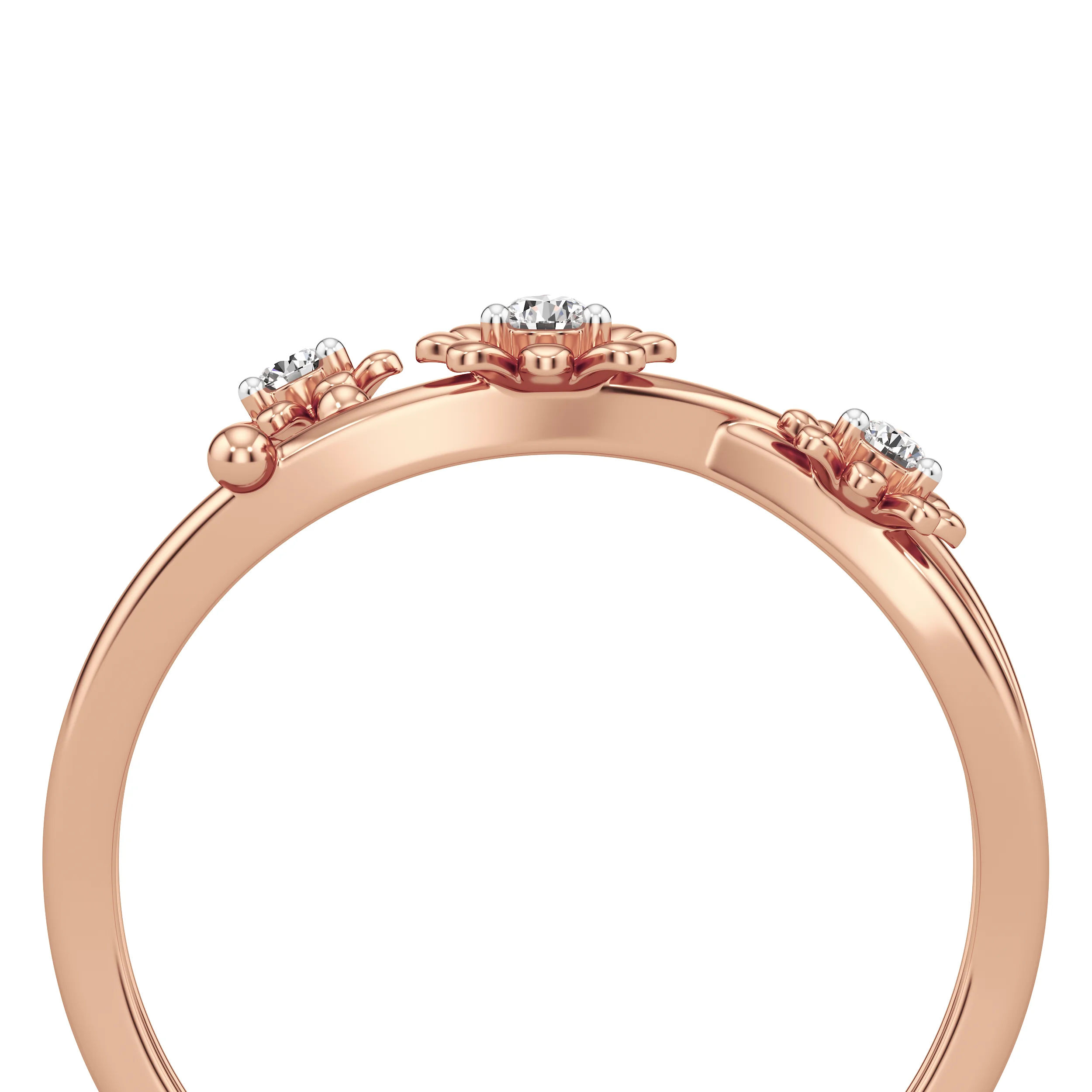 Blossom Loop Diamond Ring 18