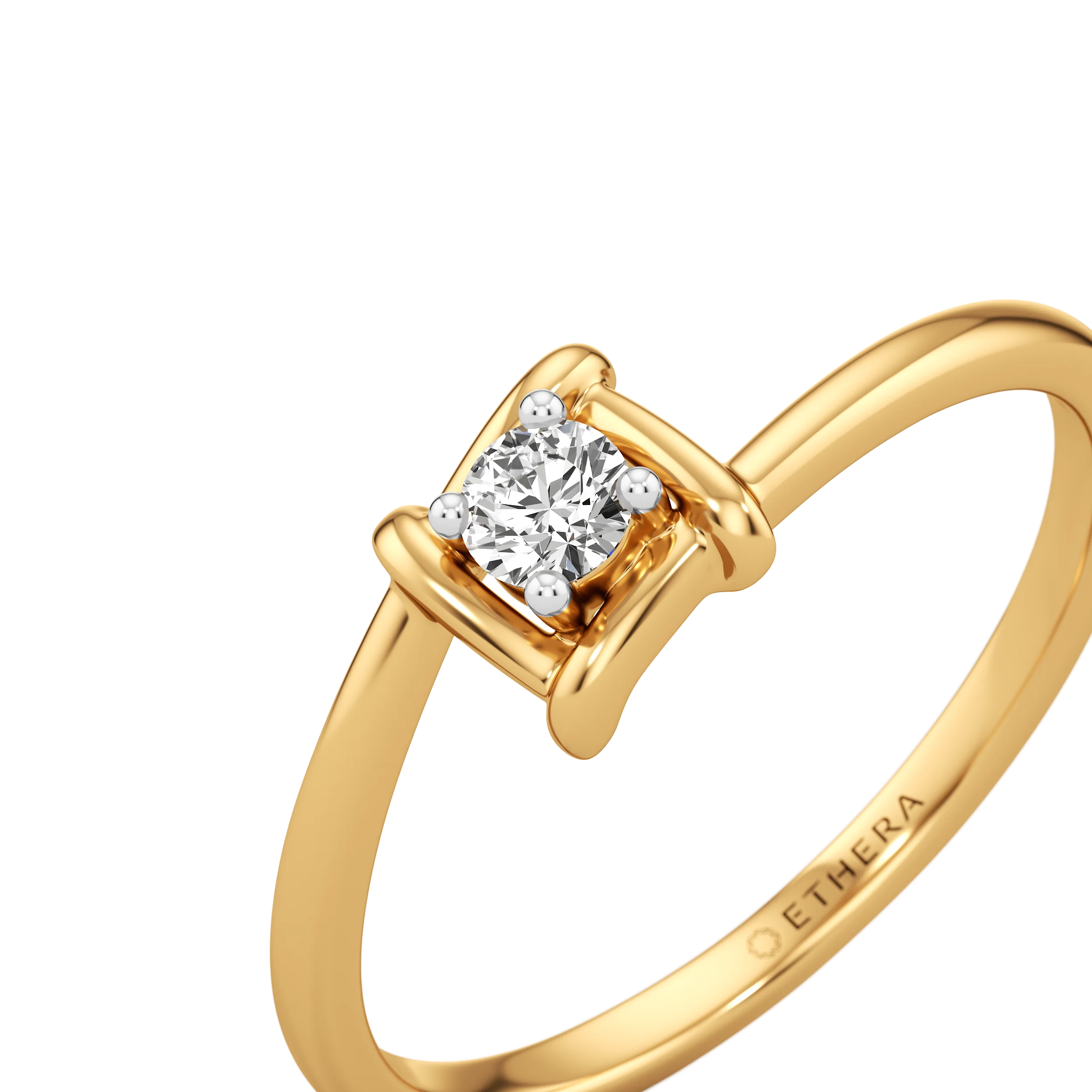 Axis Solitaire Ring 3