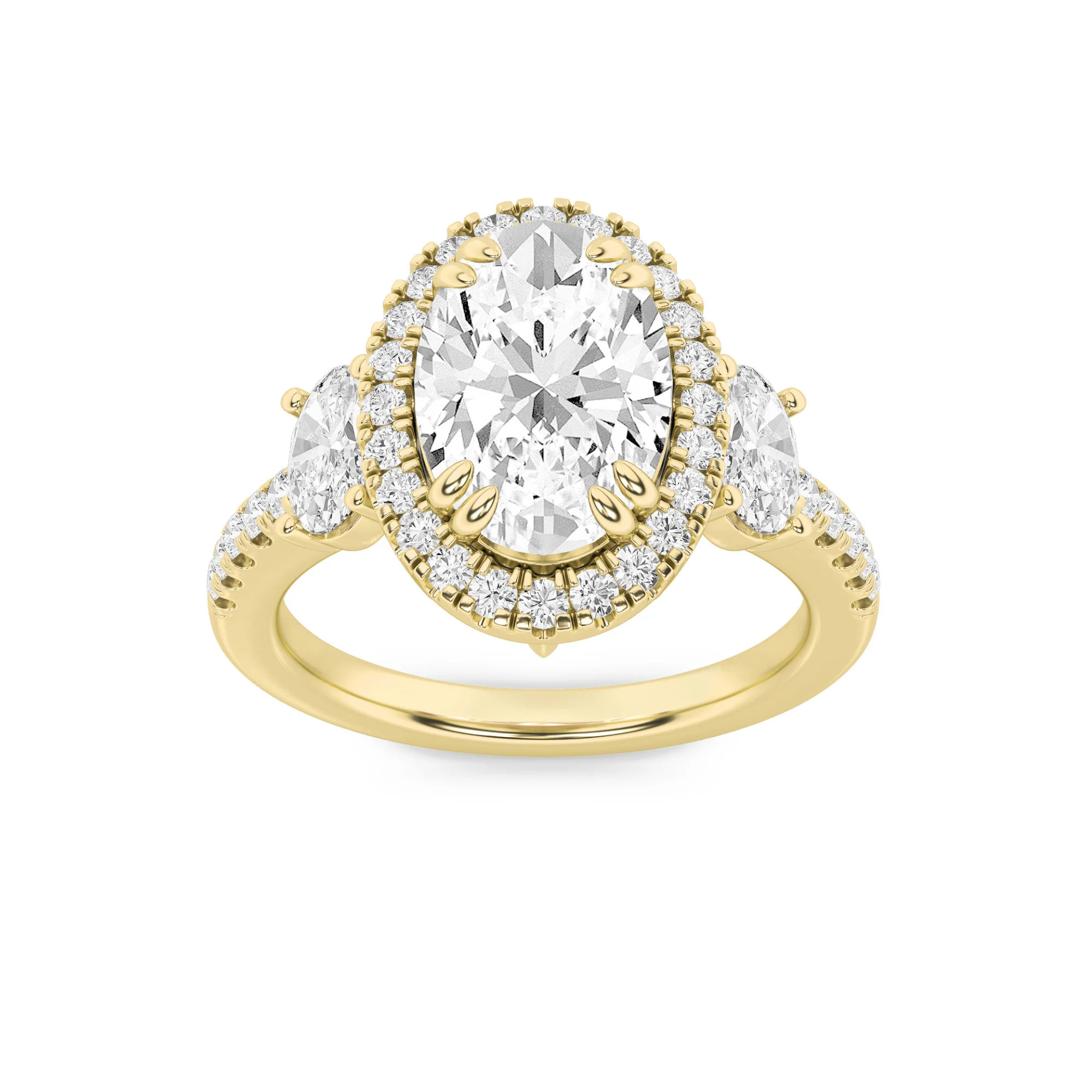 Harmony Of 3 Stone Ring 5