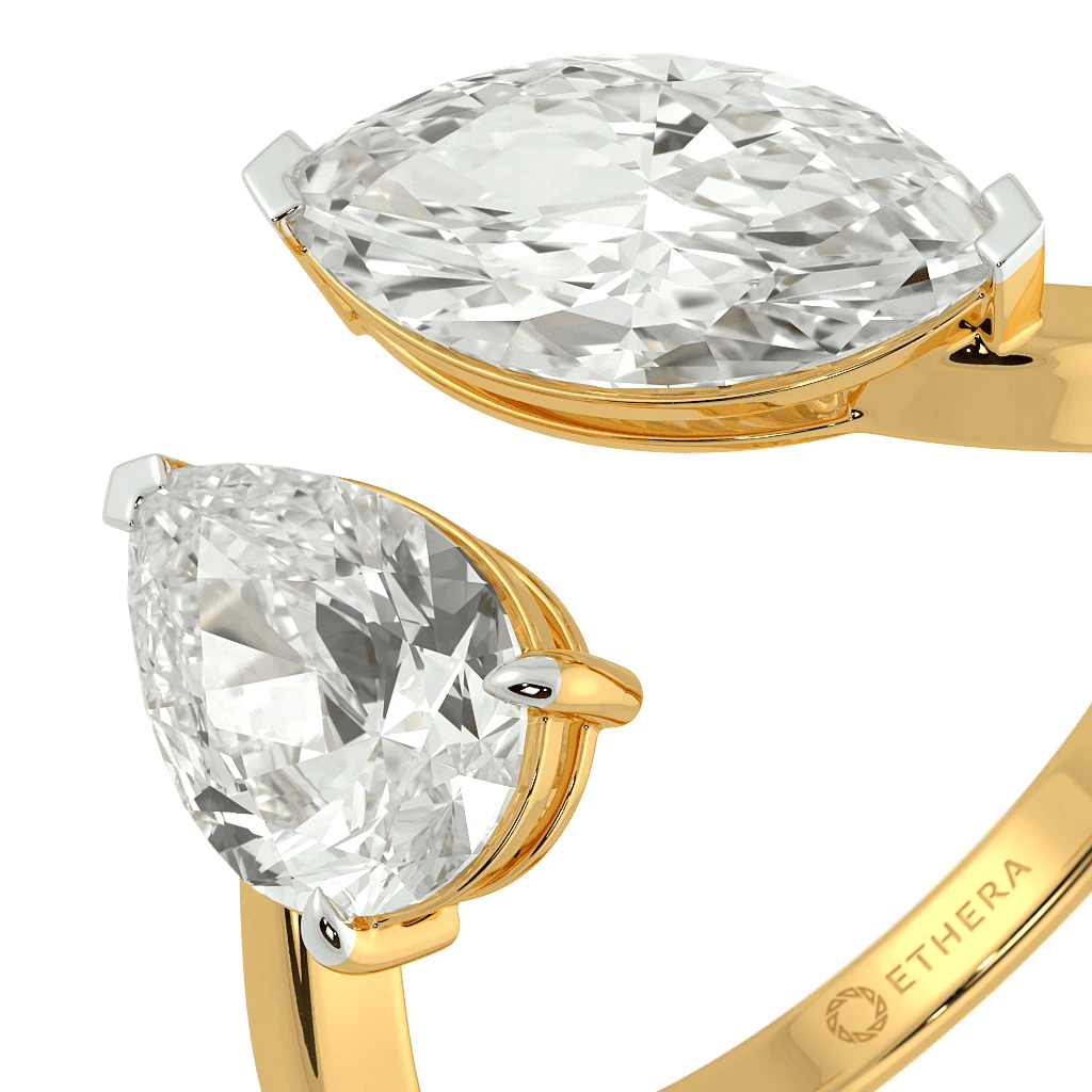 Two Of A Kind Toi et Moi Ring 2