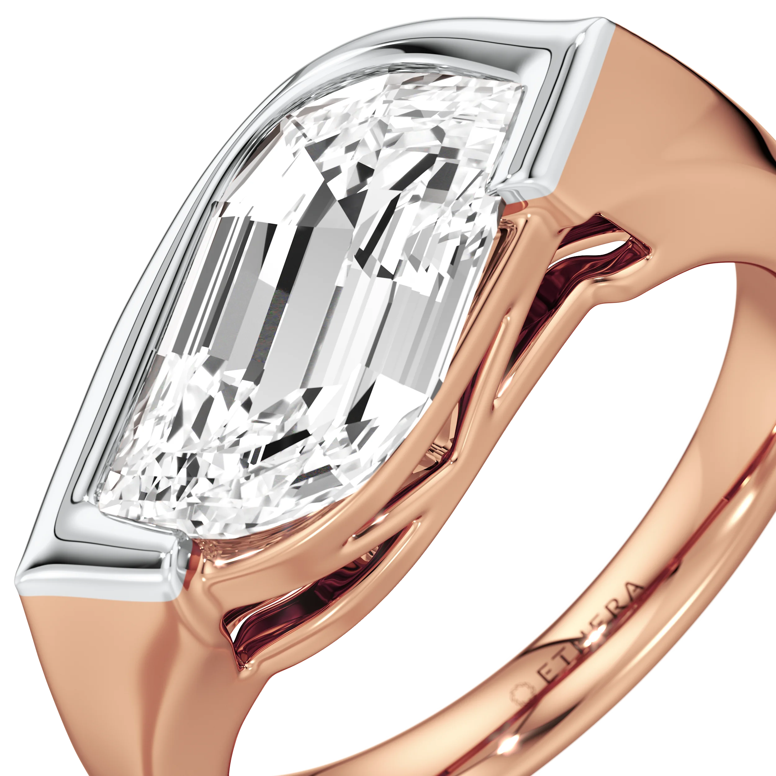 Chiseled Brilliance Solitaire Ring 12