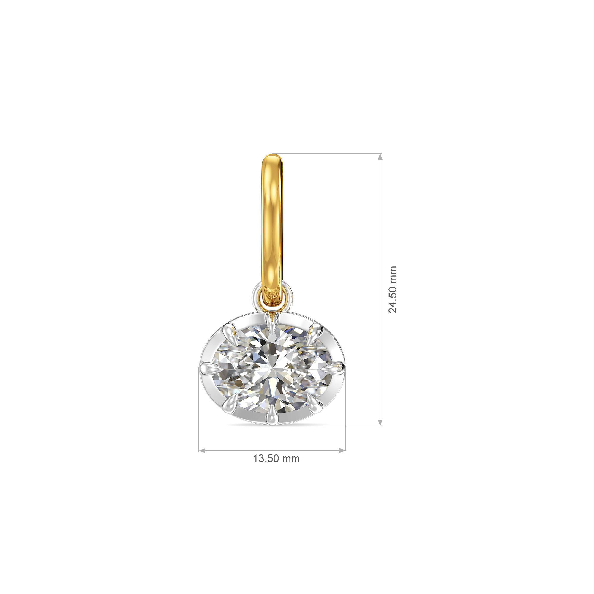 Sonam's Tri-Carat Statement Hoops 3