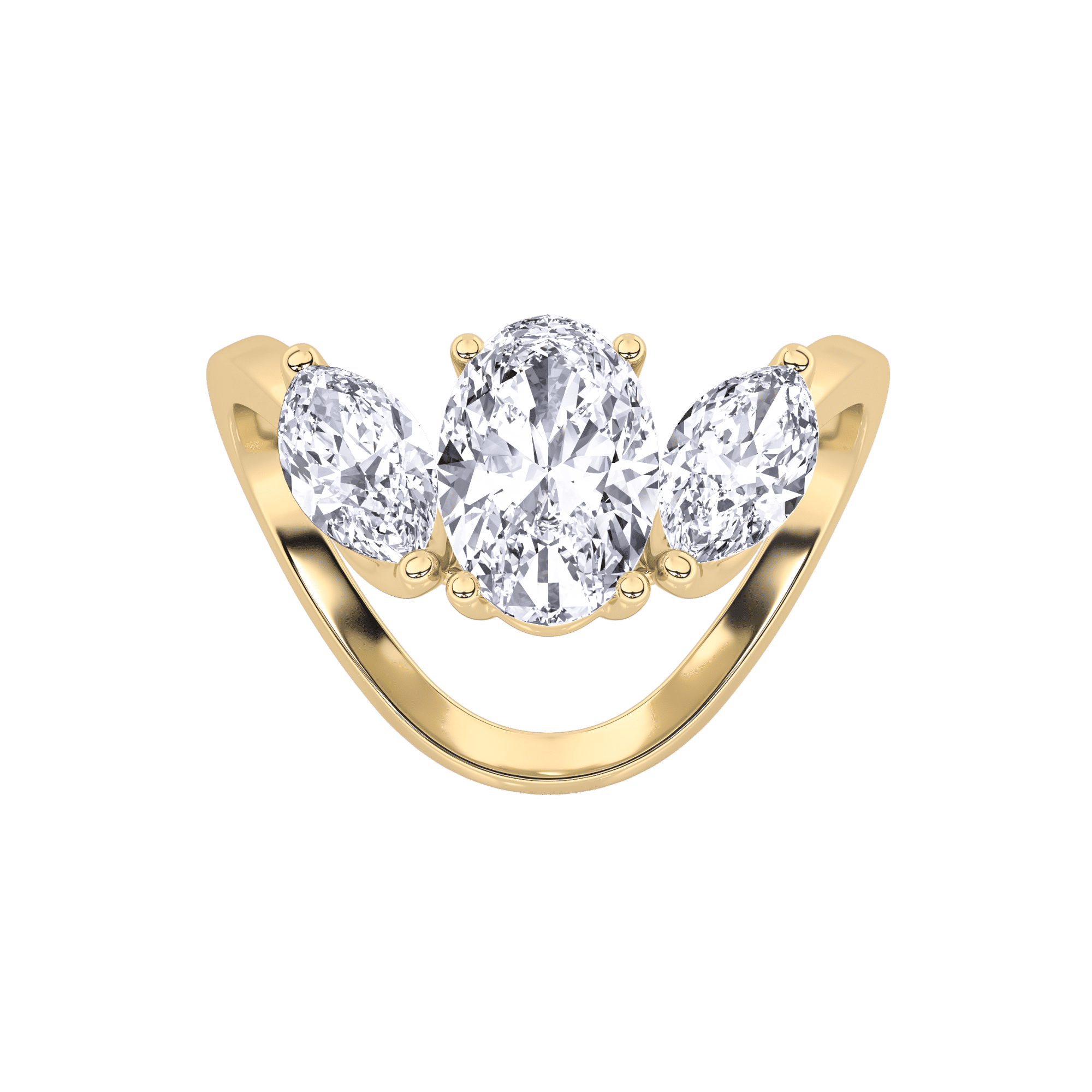 Graceful Curve Vanki Ring 0