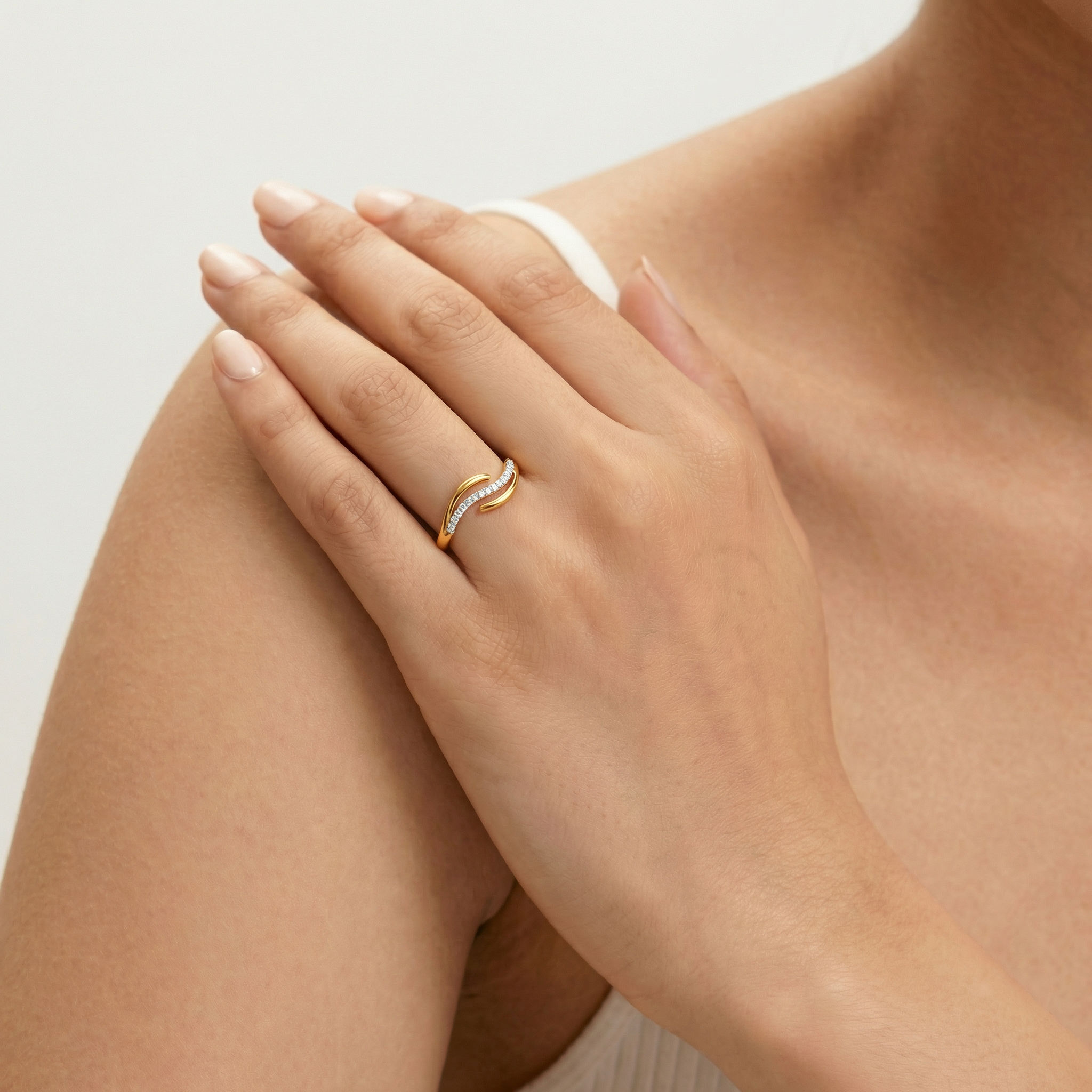 Whisper Wave Diamond Ring 1