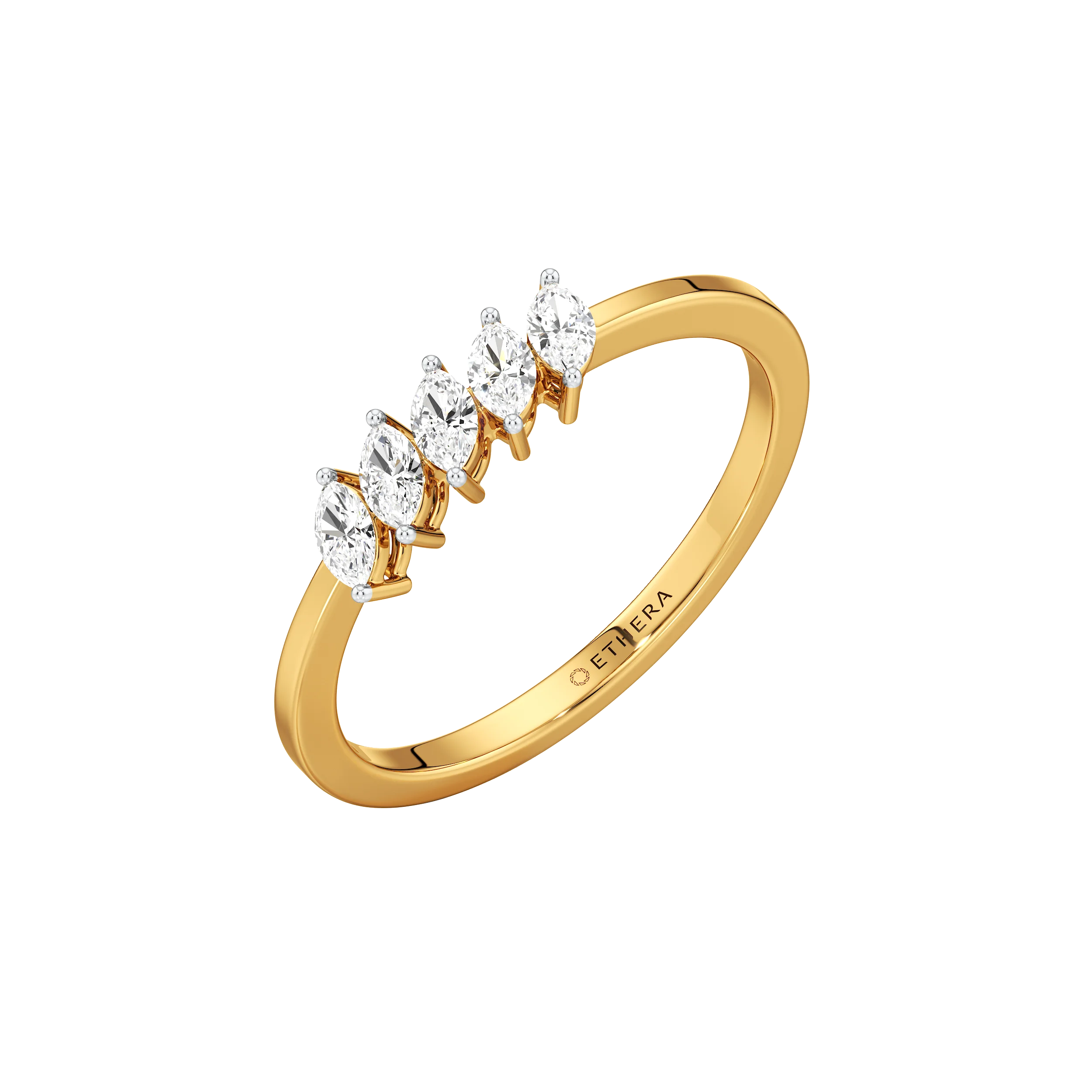 Marquise Cascade Ring 0