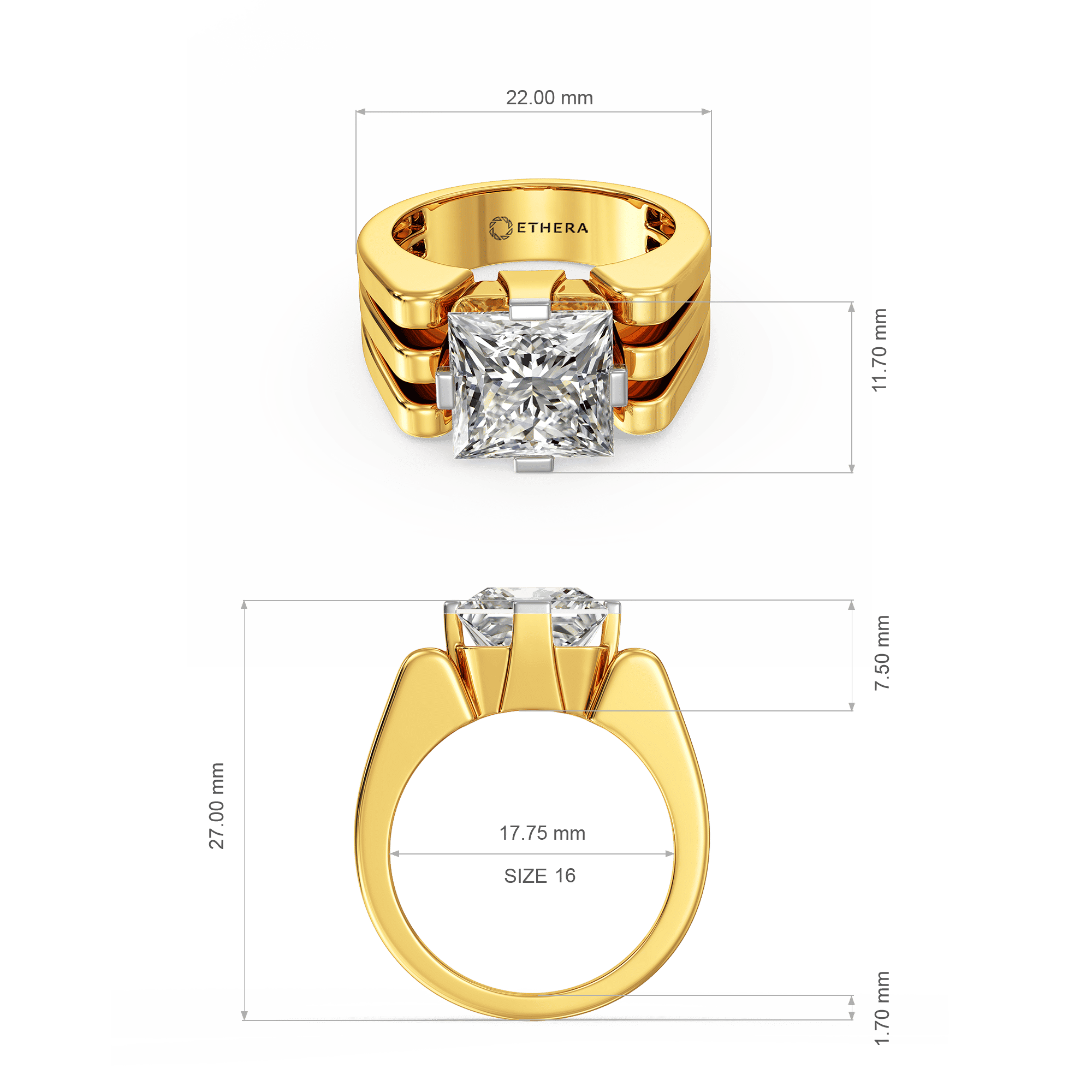 The King's Diamond Men's Ring 4