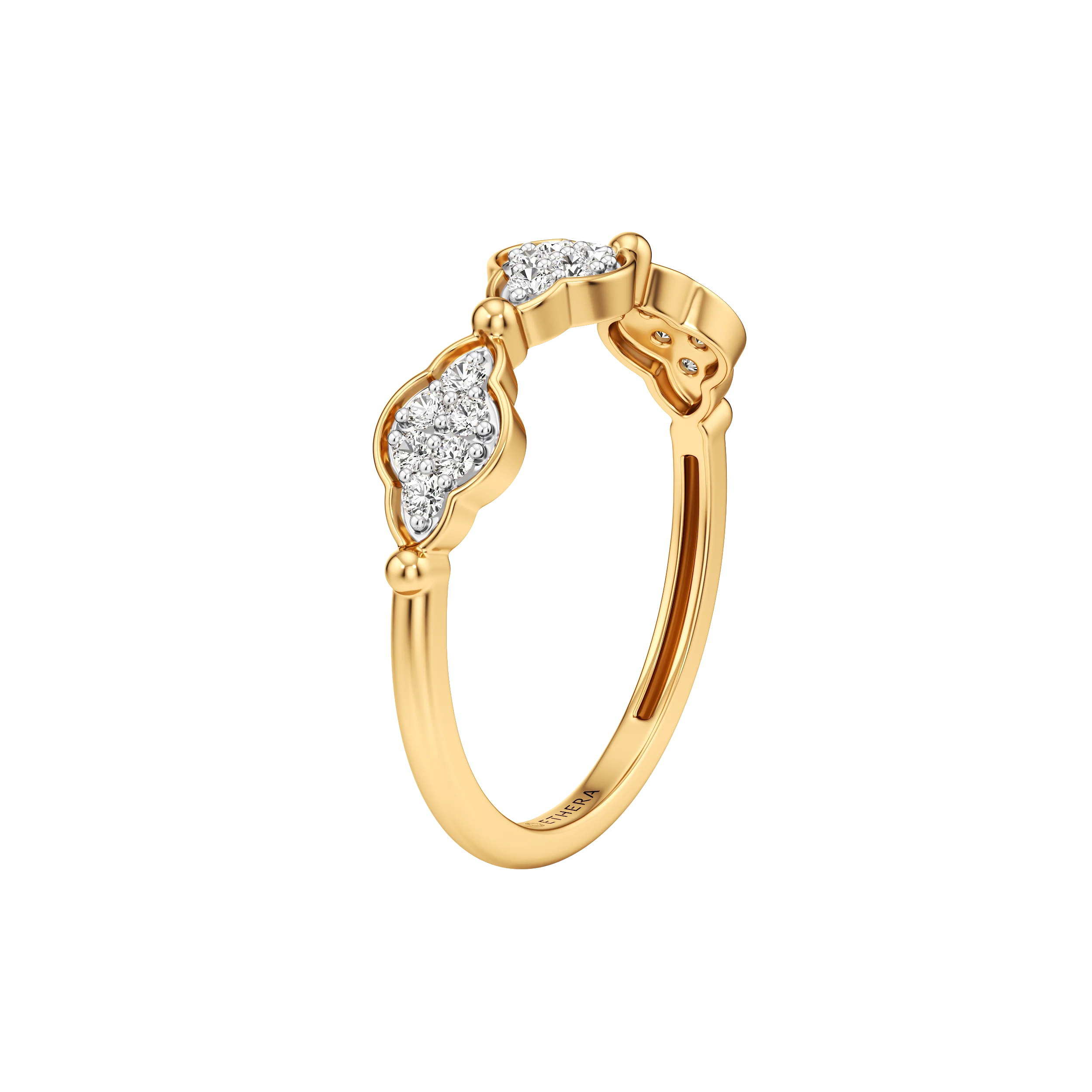 Petal Gleam Diamond Ring 5