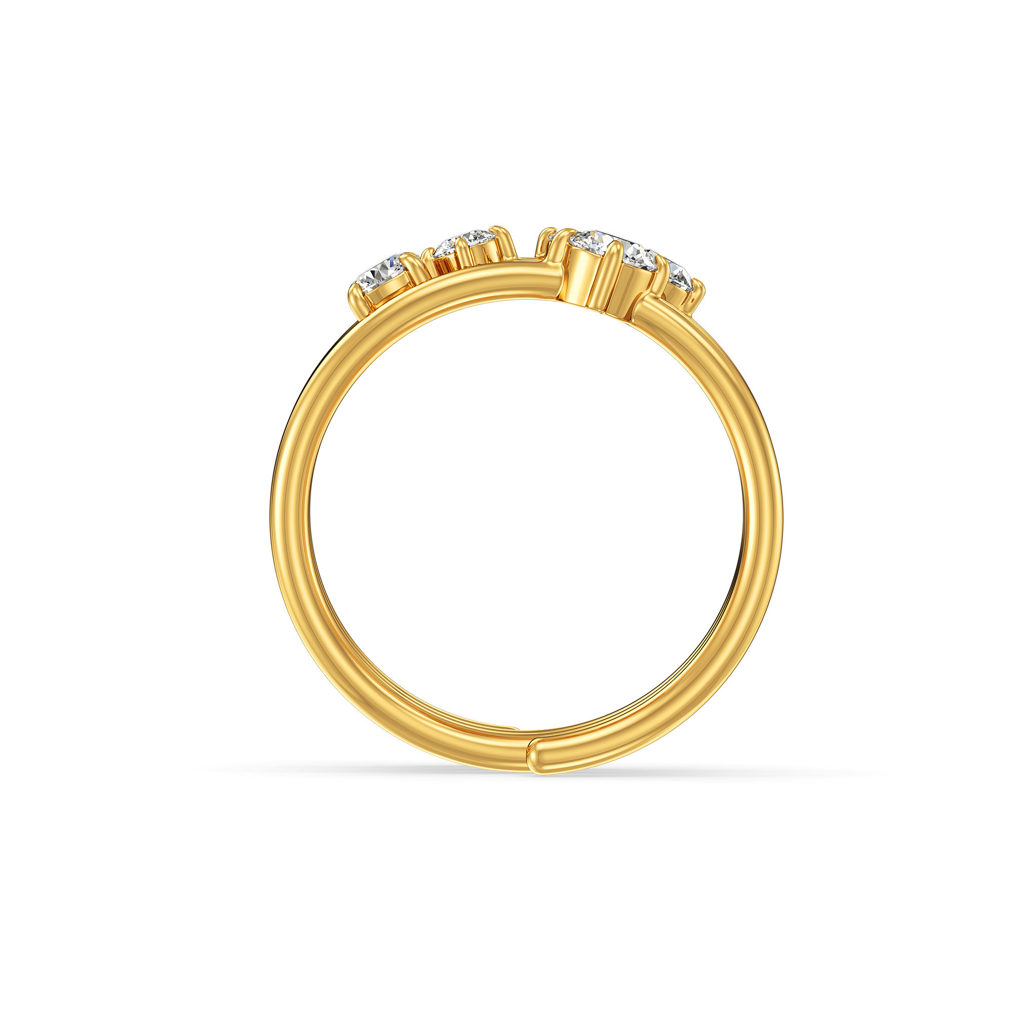 Starglow Spiral Band Ring 4