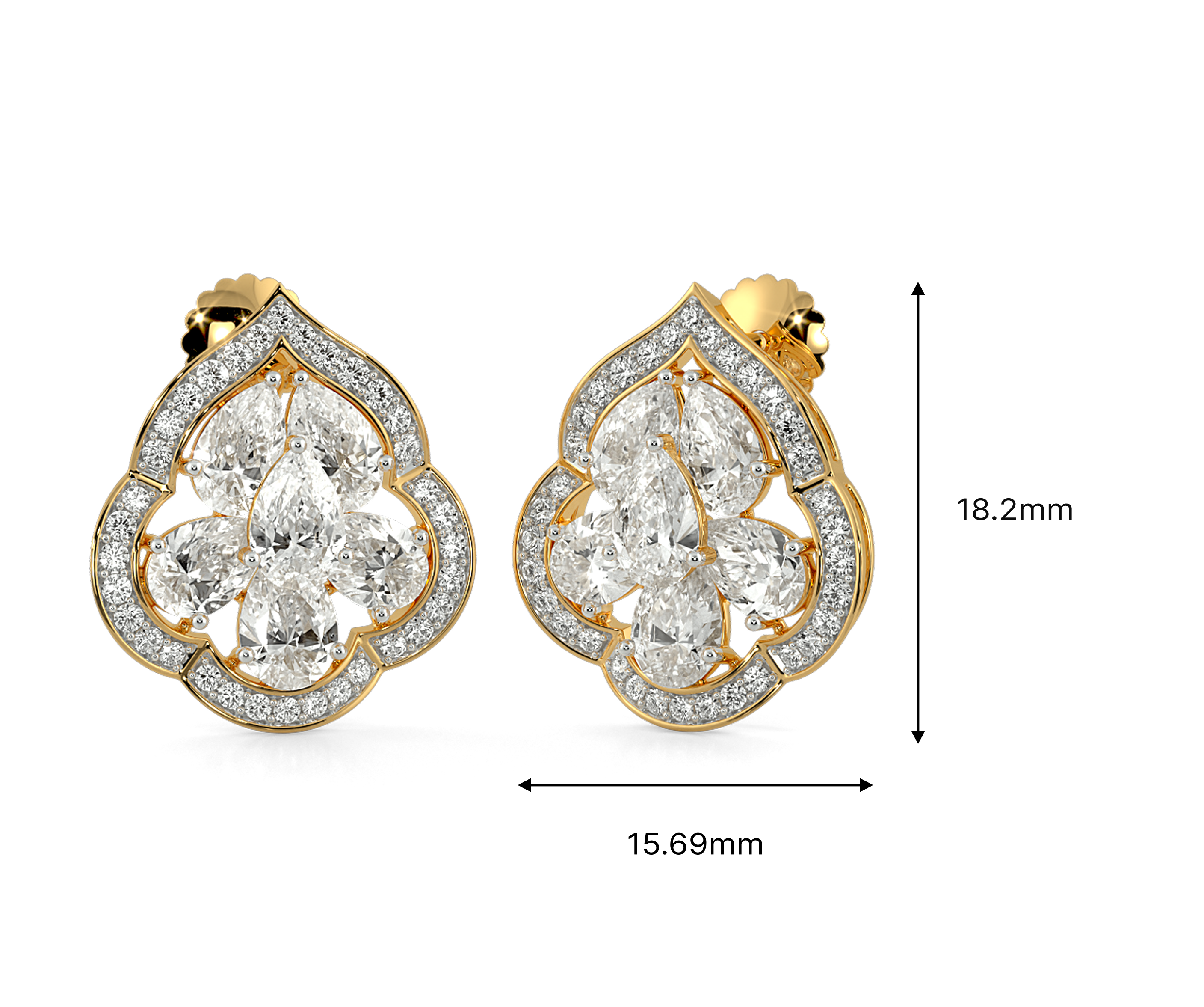 Dewdrop Gleam Occasion Stud Earrings 5