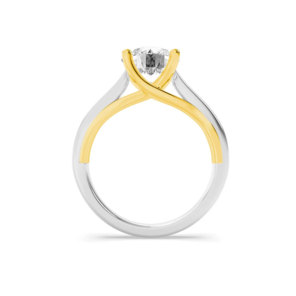 Solstice Two-Tone Solitaire 2
