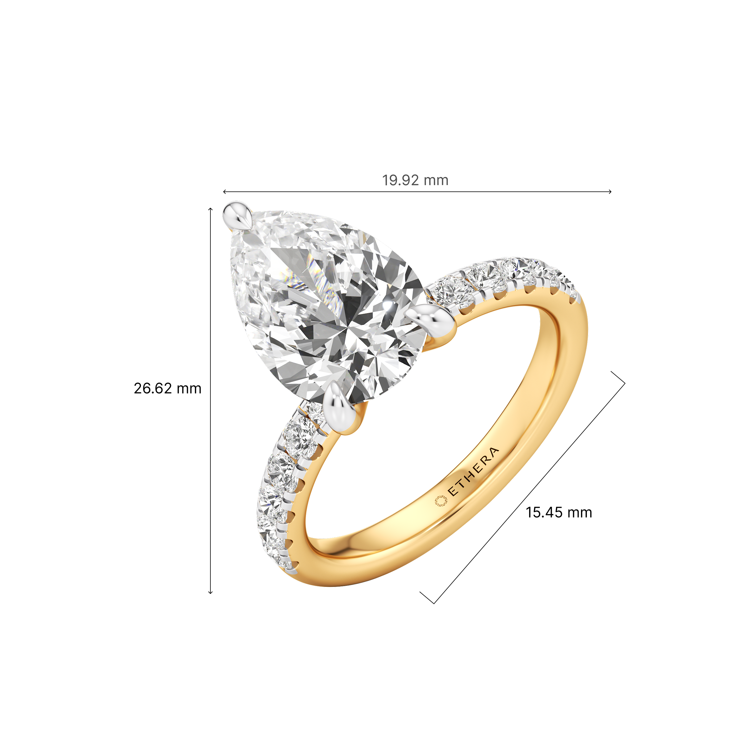 Eterna Pear Ring 6