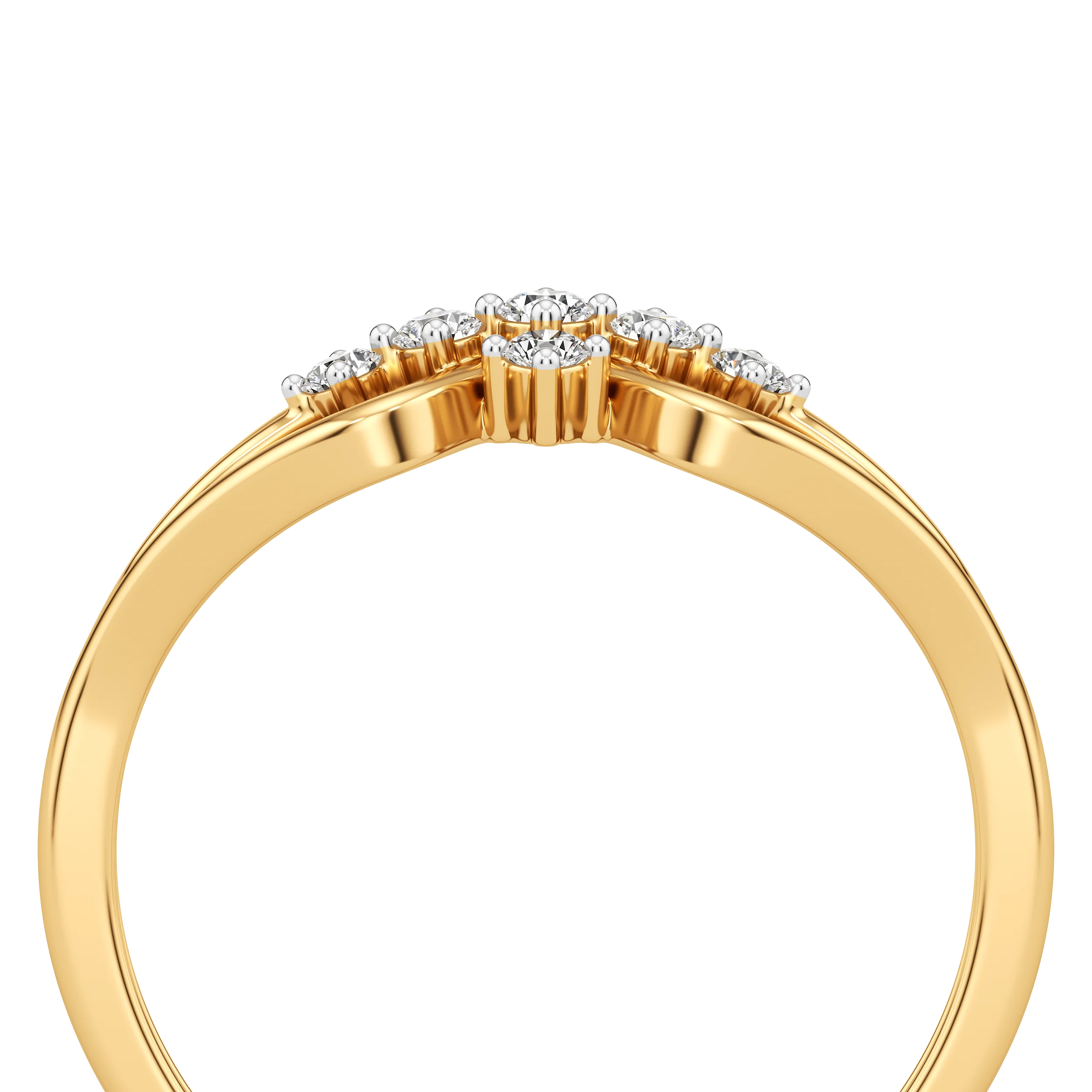 Petal Weave Diamond Ring 5