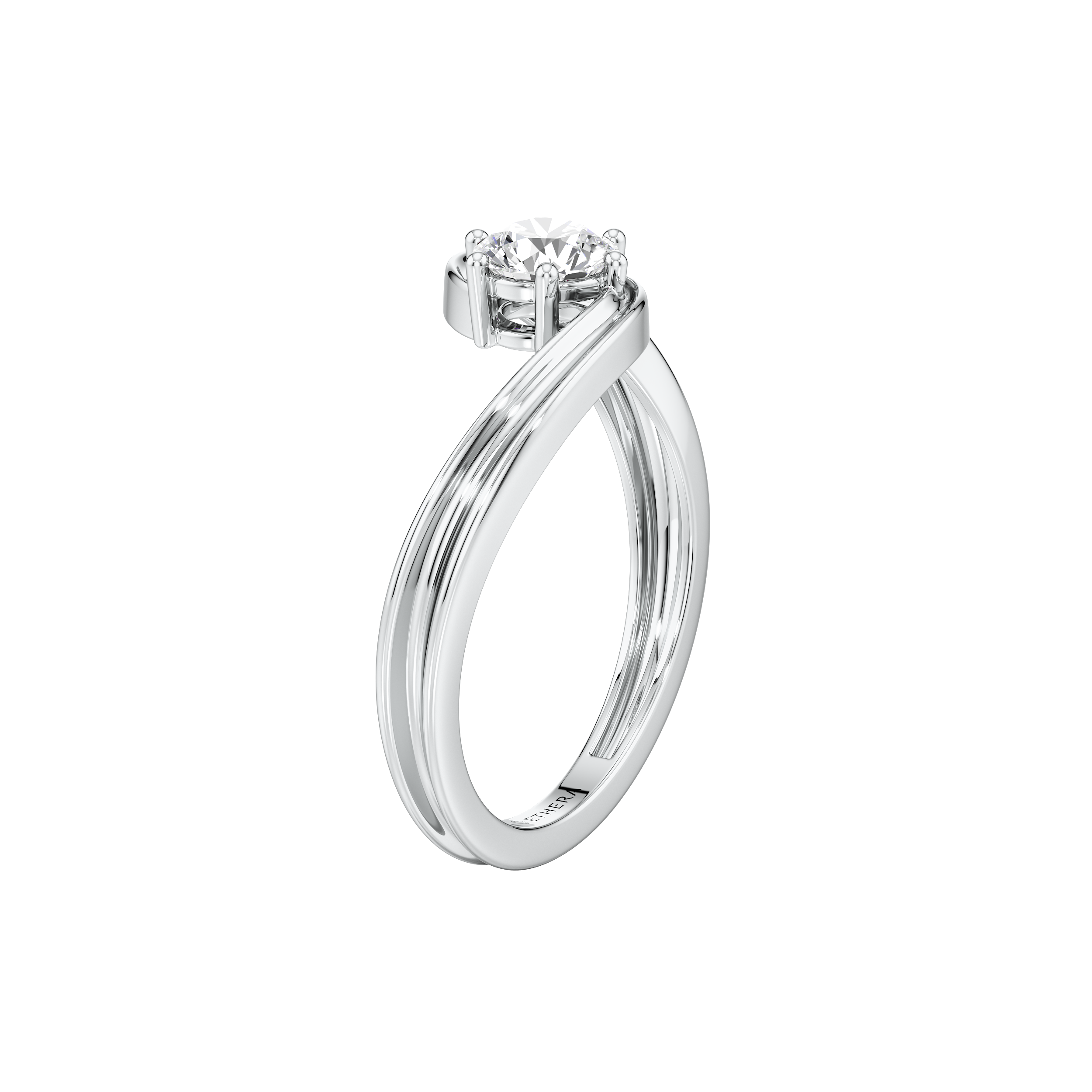 Glide Solitaire Ring 10