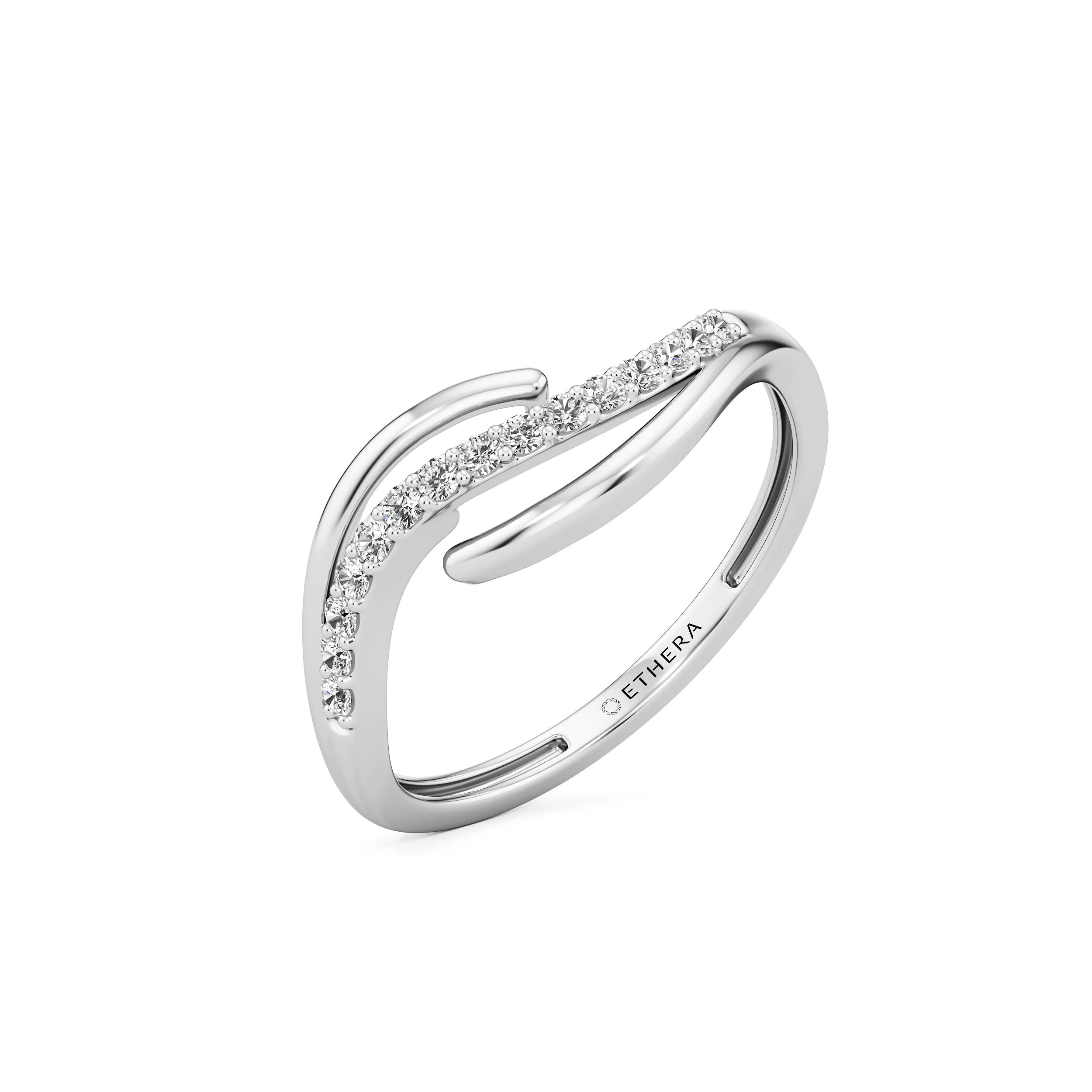 Whisper Wave Diamond Ring 7