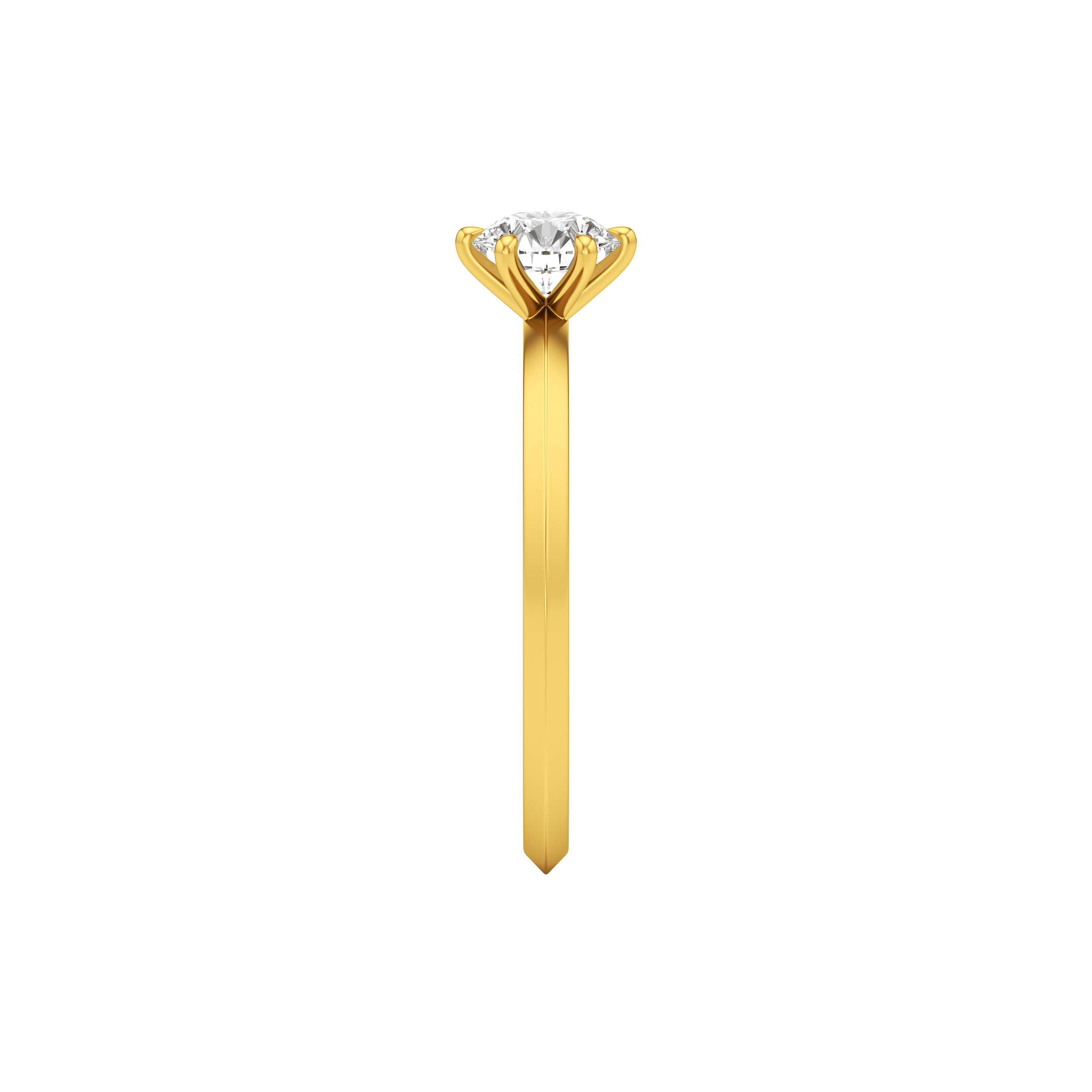 Edgeflare Solitaire Ring 2
