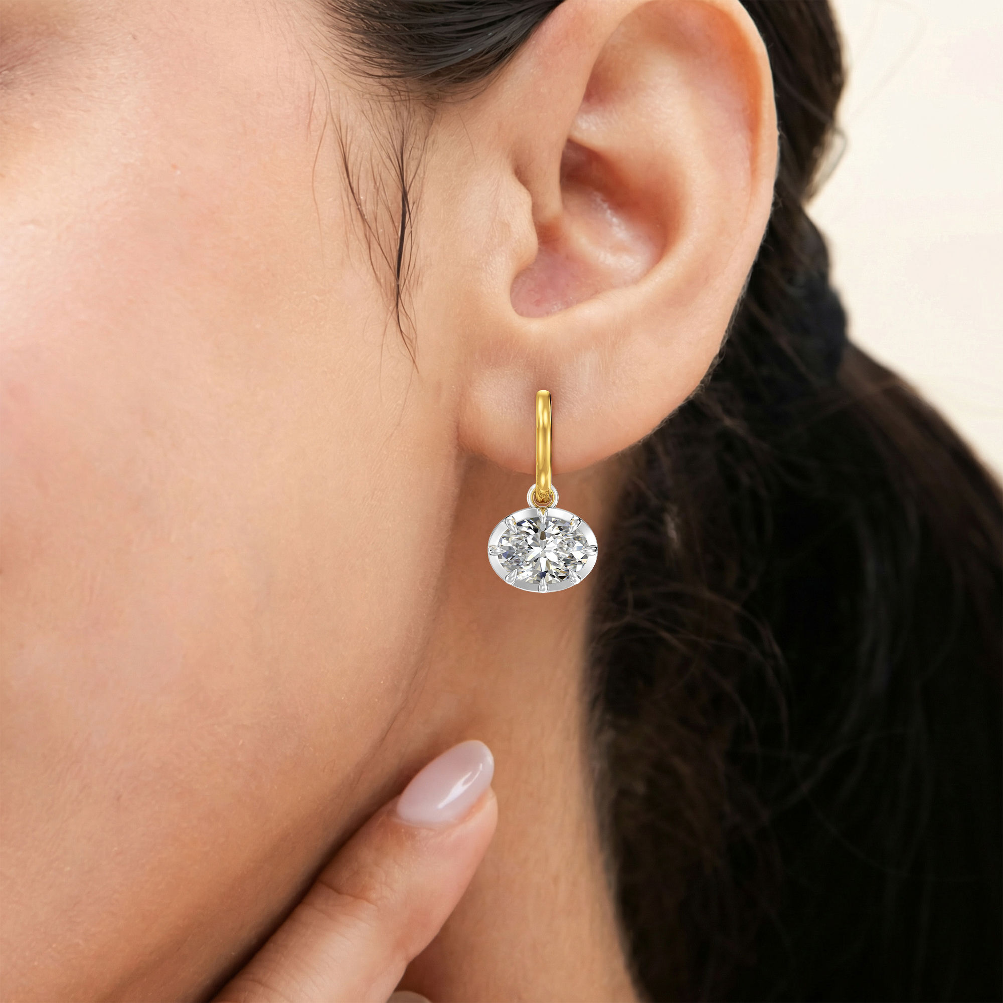 Sonam's Tri-Carat Statement Hoops