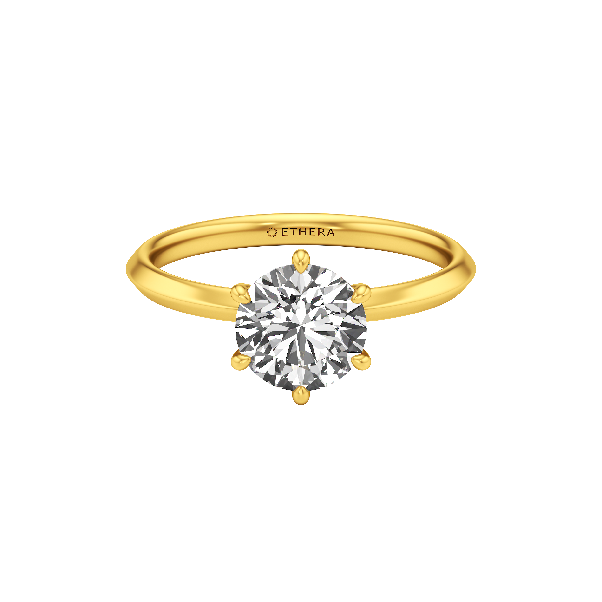 Lineflash Solitaire Ring 2