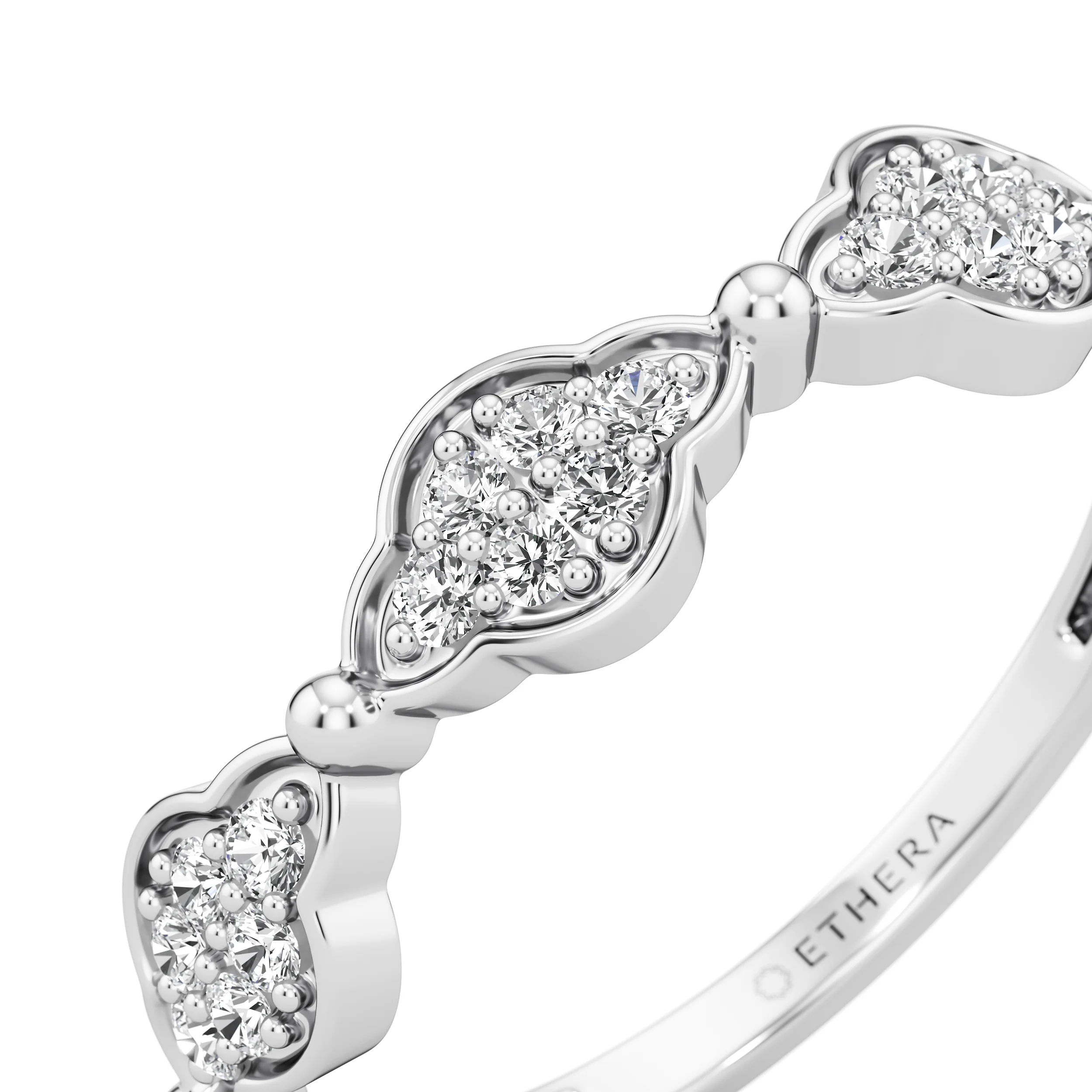 Petal Gleam Diamond Ring 8