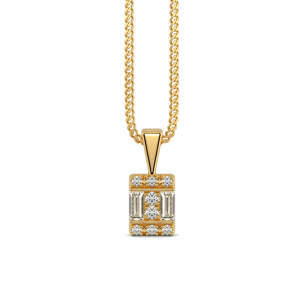 Monogram H Charm Pendant 3