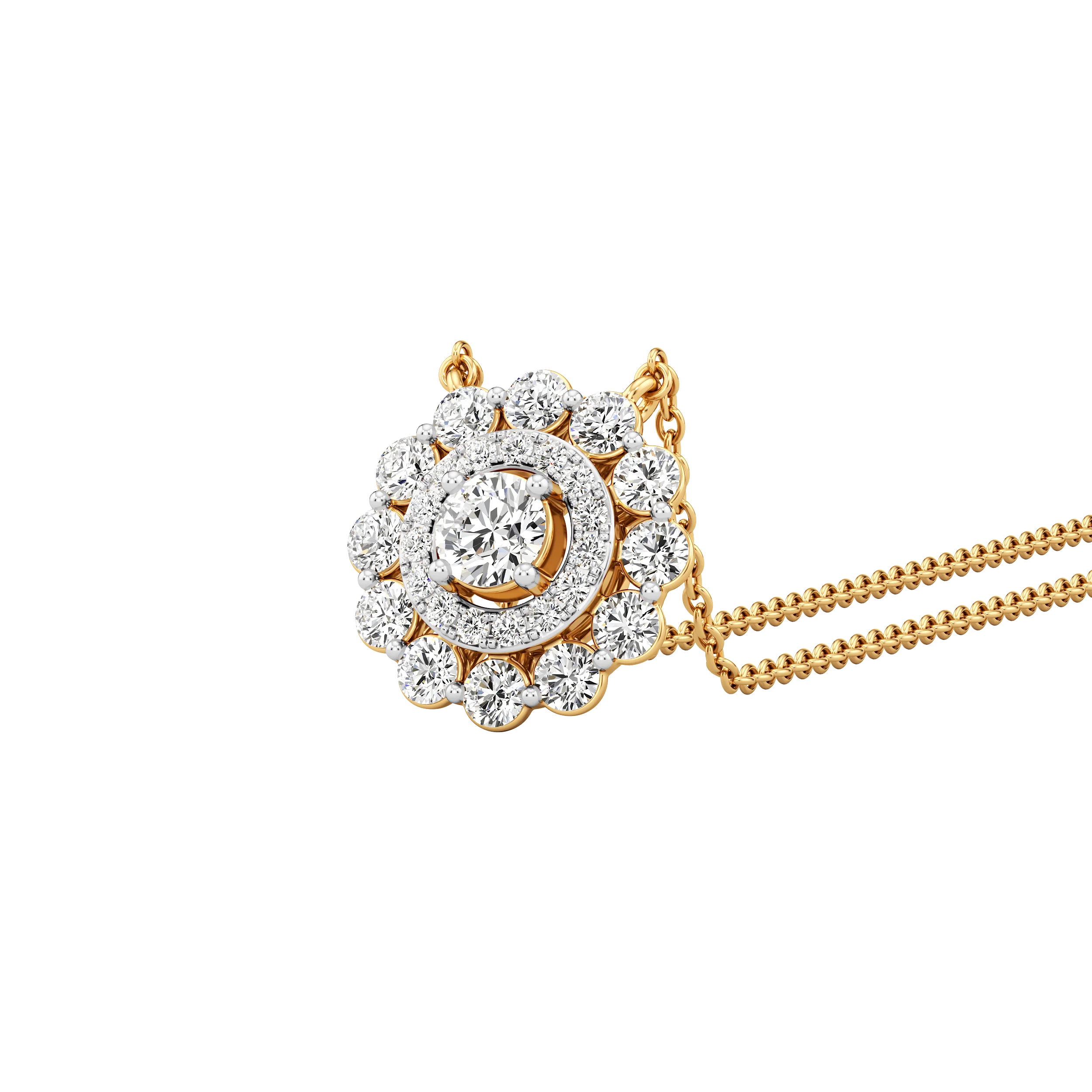 Solar Radiance Diamond Necklace 0