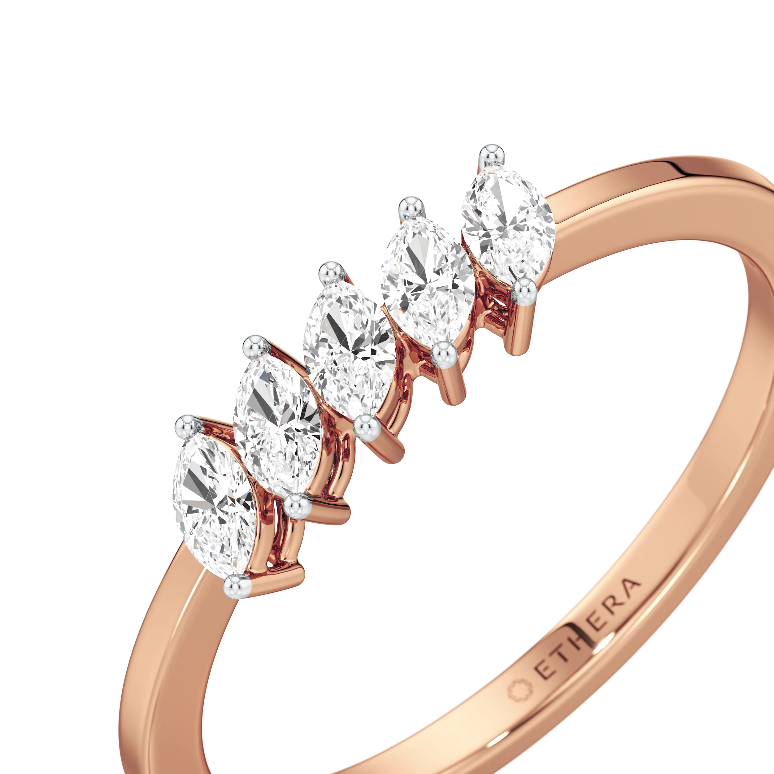 Marquise Cascade Ring 12