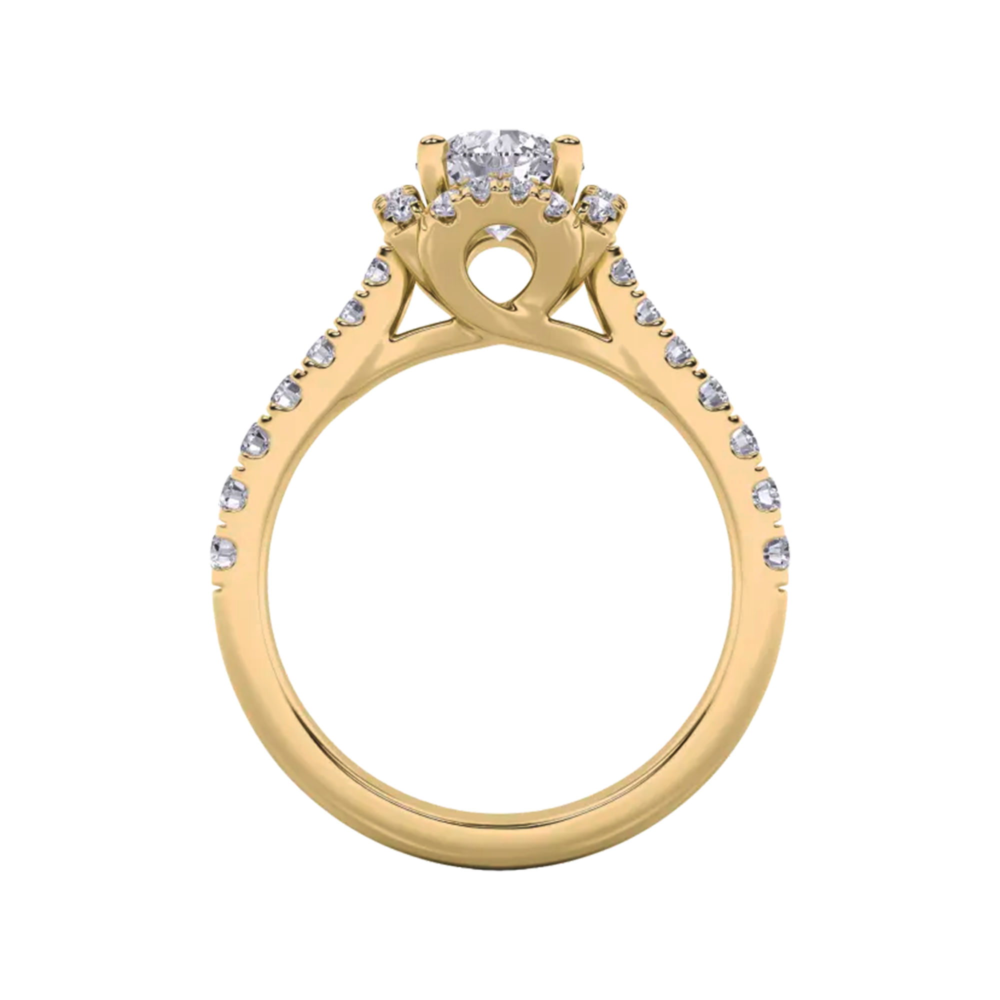 Secret Garden Solitaire Ring 3