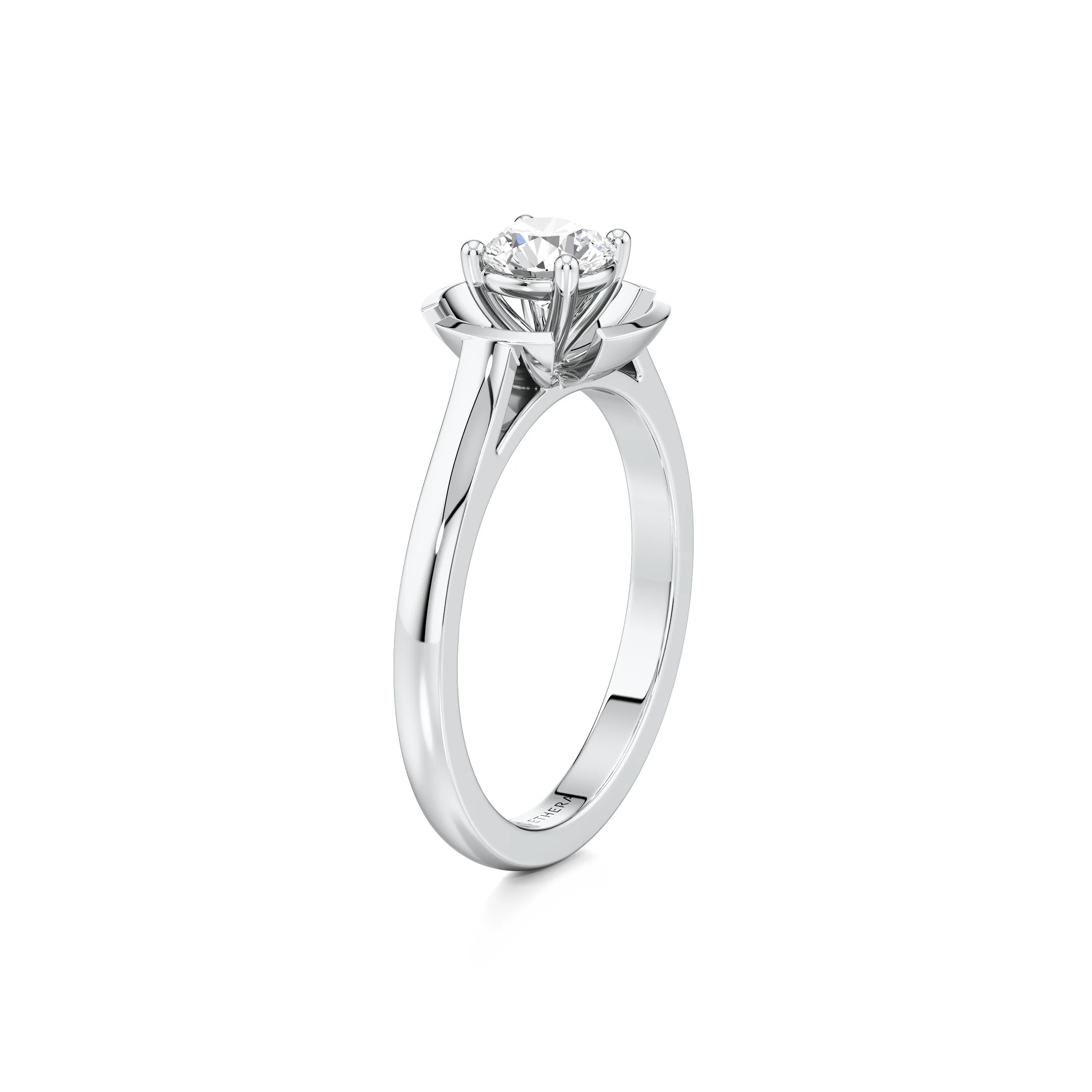Petal Solitare Ring 9