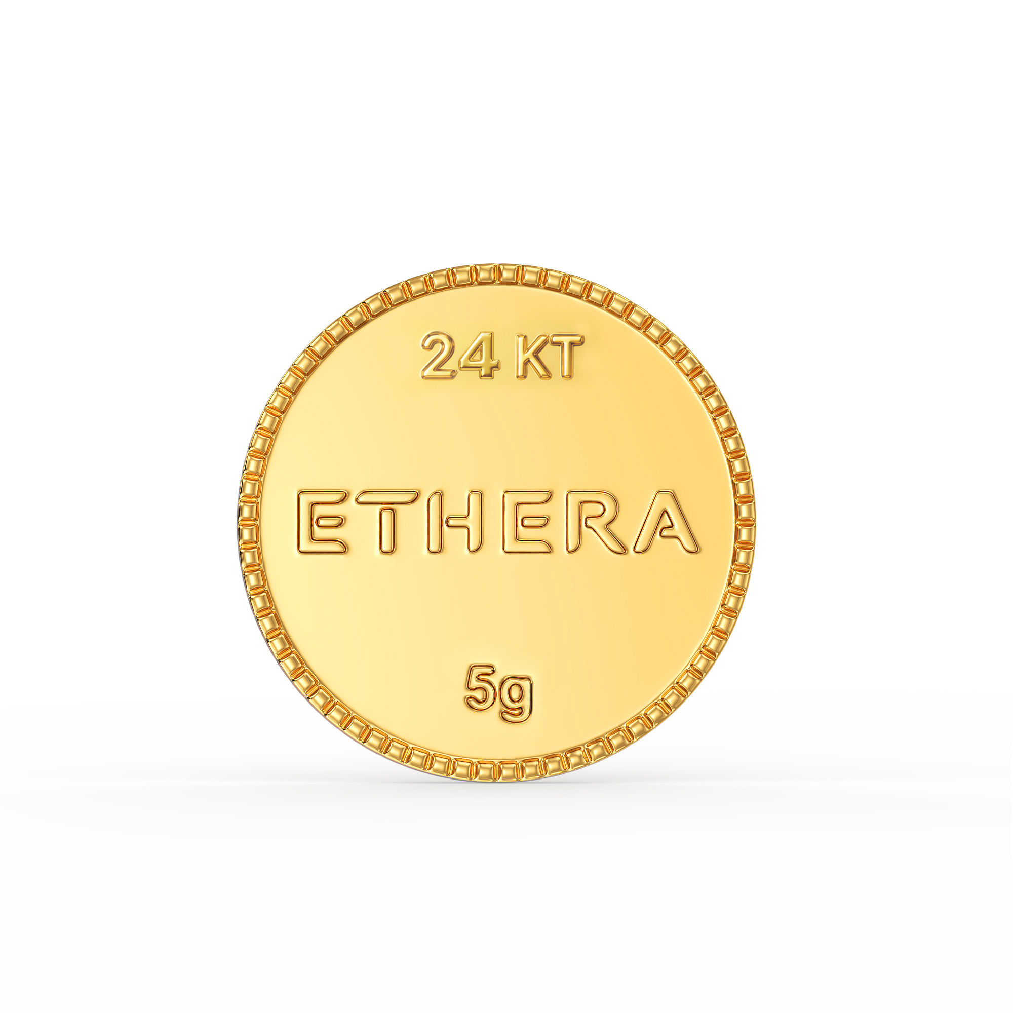 Ethera 5g Gold Coin-24K