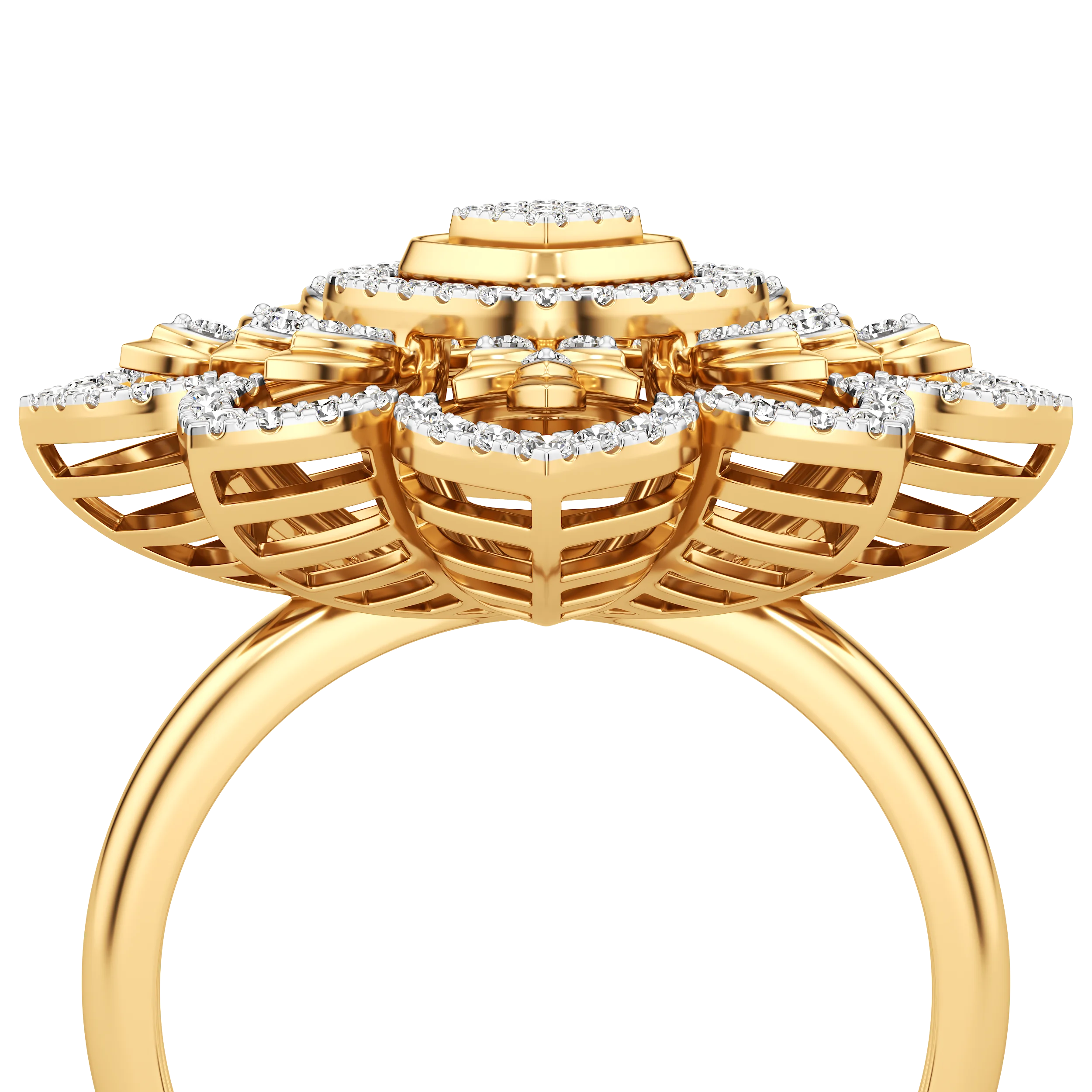 Lustre Petal Grande Ring 5