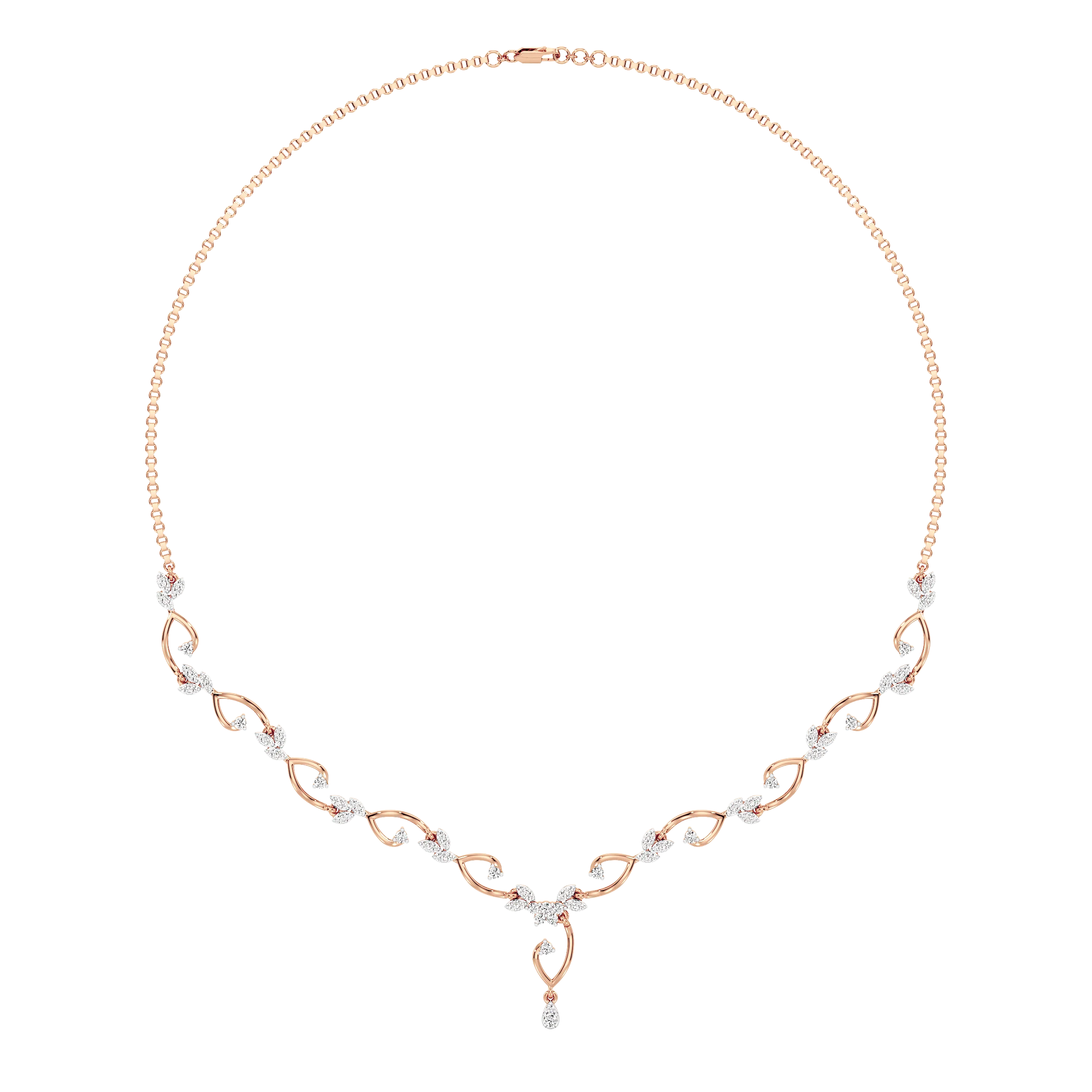 Vinelet Drop Necklace 10