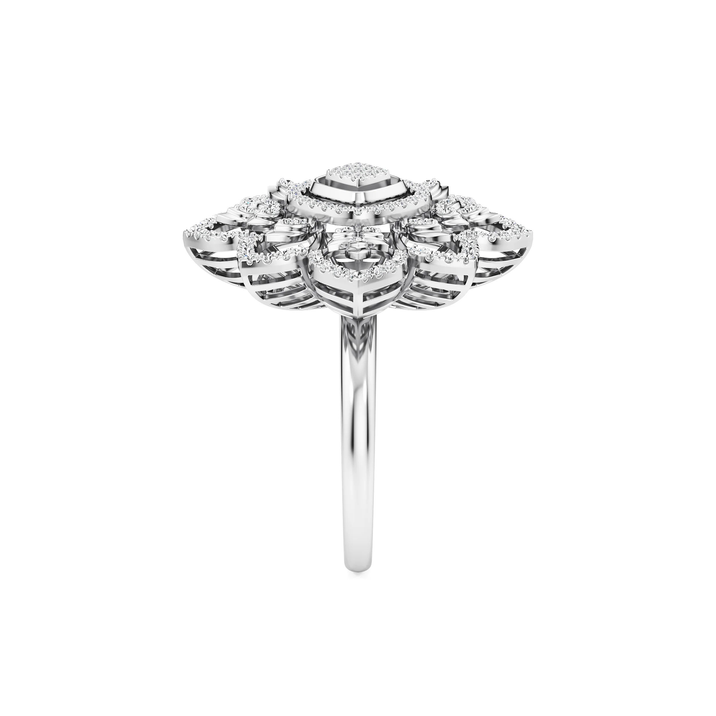 Lustre Petal Grande Ring 13