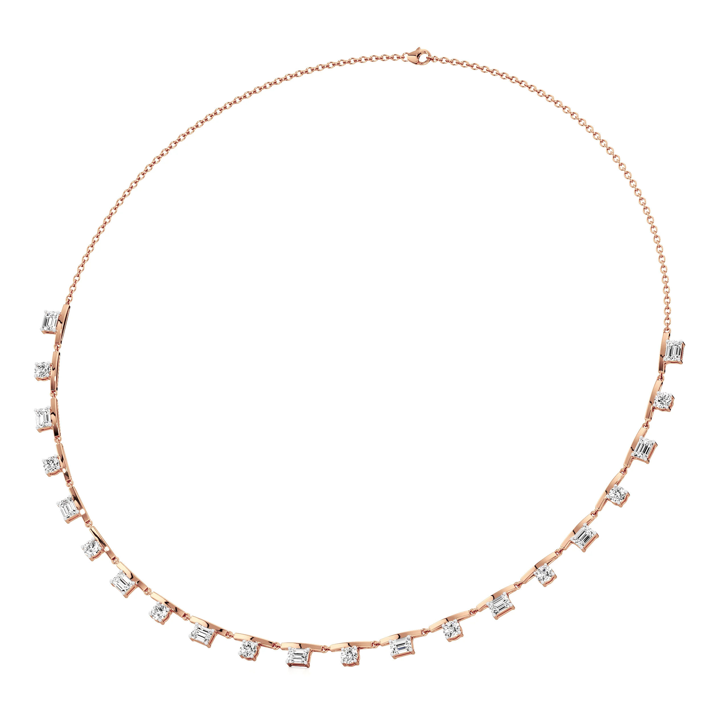 Starlight Serenade Tennis Necklace 10