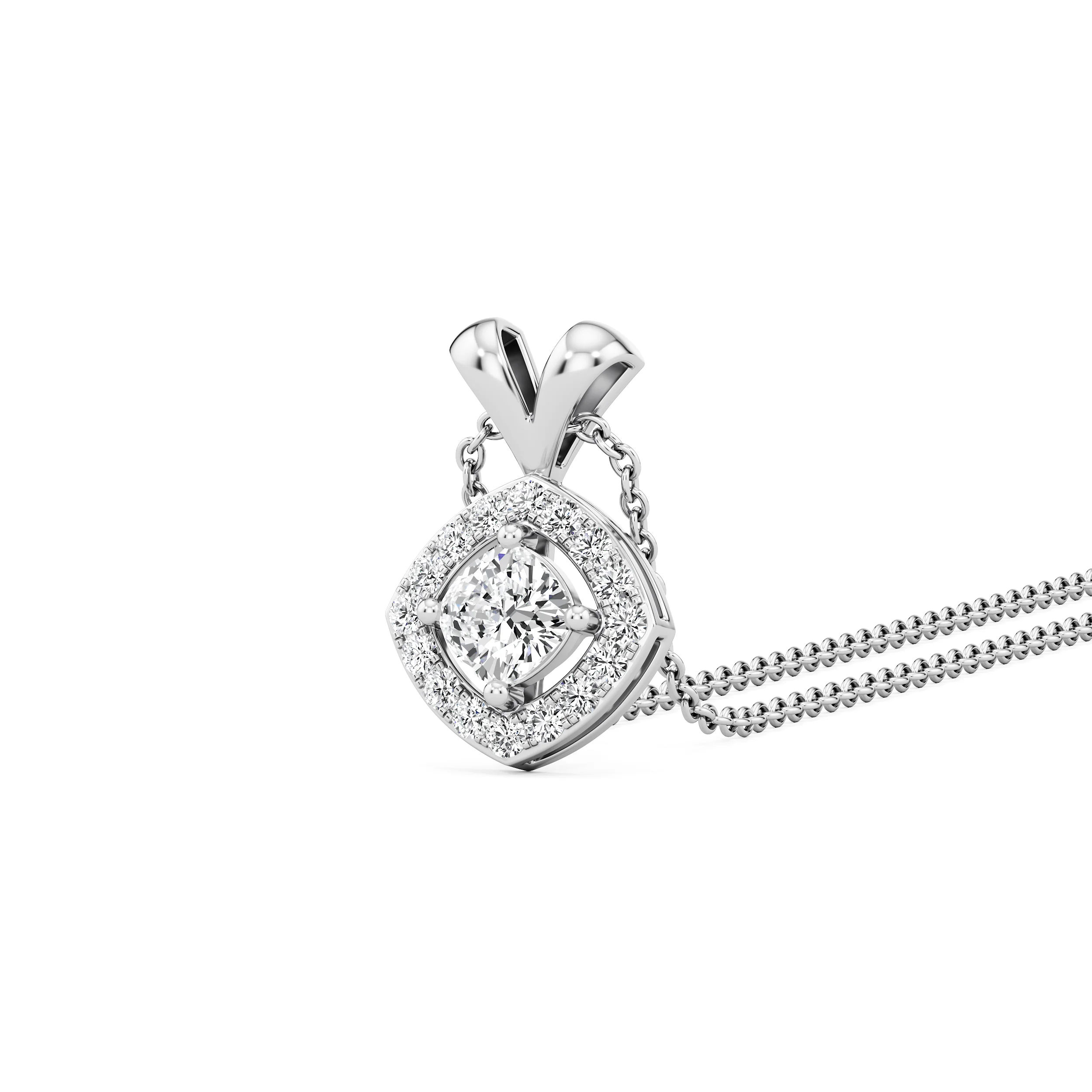 Halo Square Glow Pendant 3