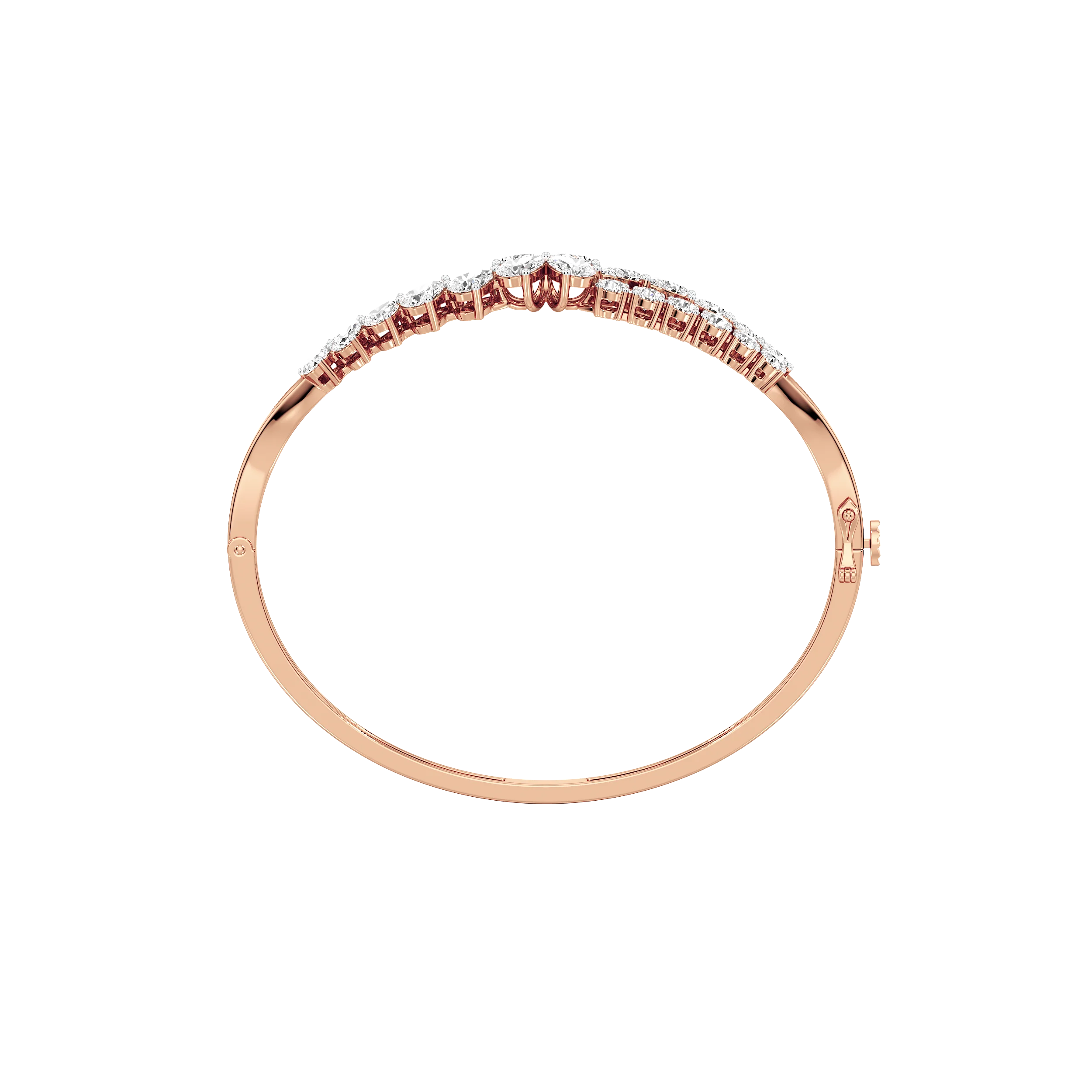 Twin Cascade Diamond Bracelets 7