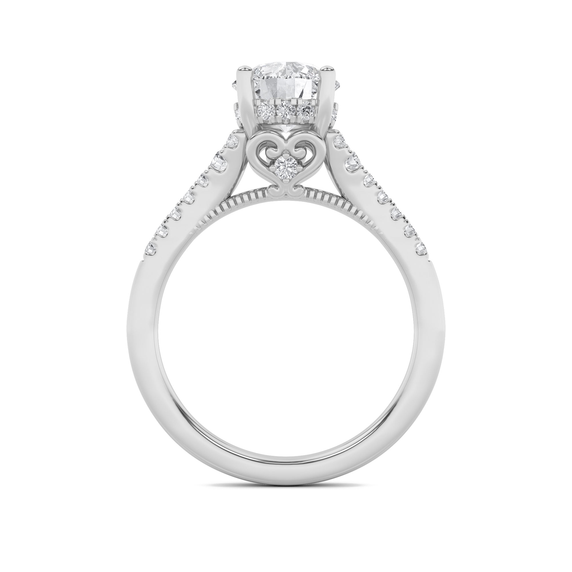 Blush Radiance Solitaire Ring 7