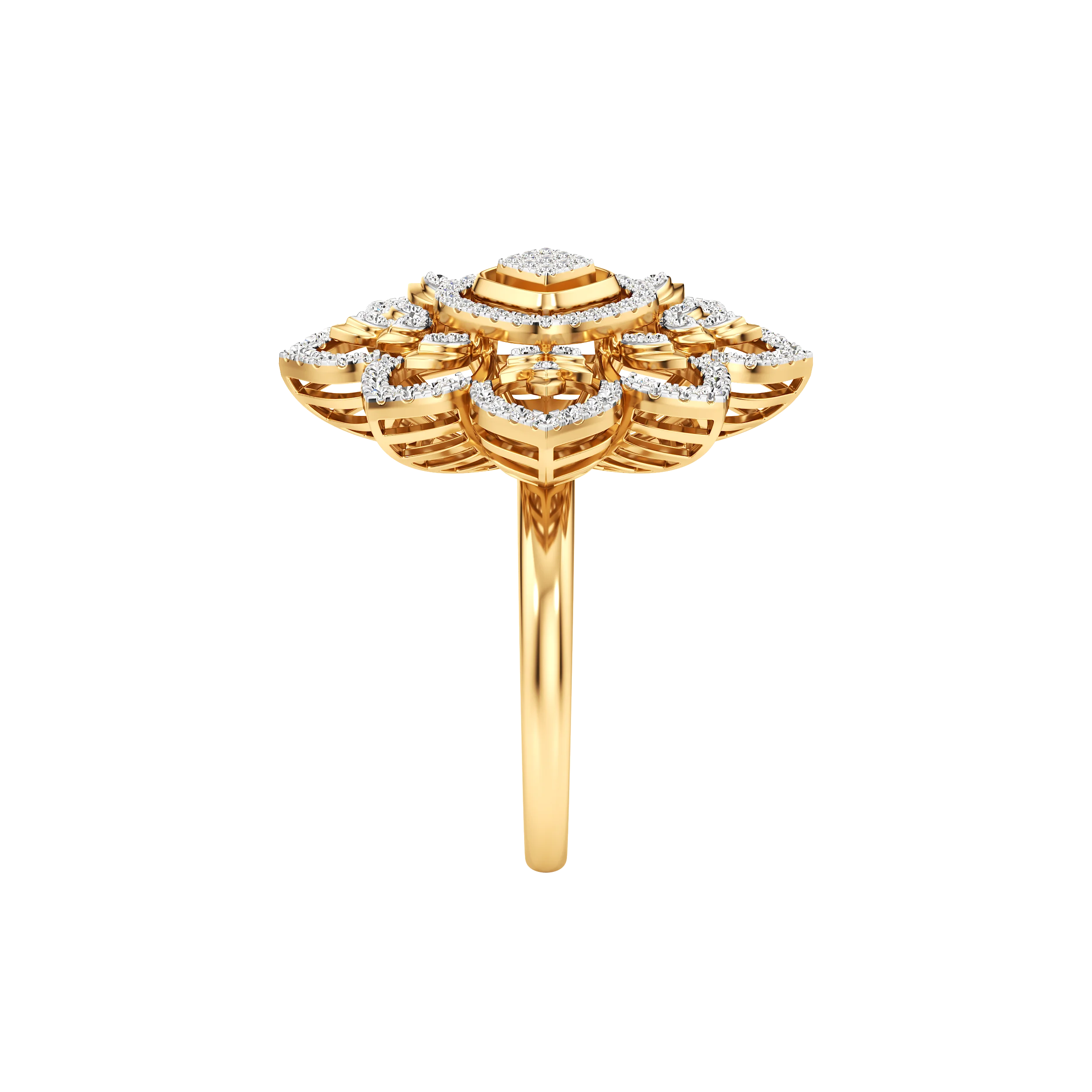 Lustre Petal Grande Ring 6