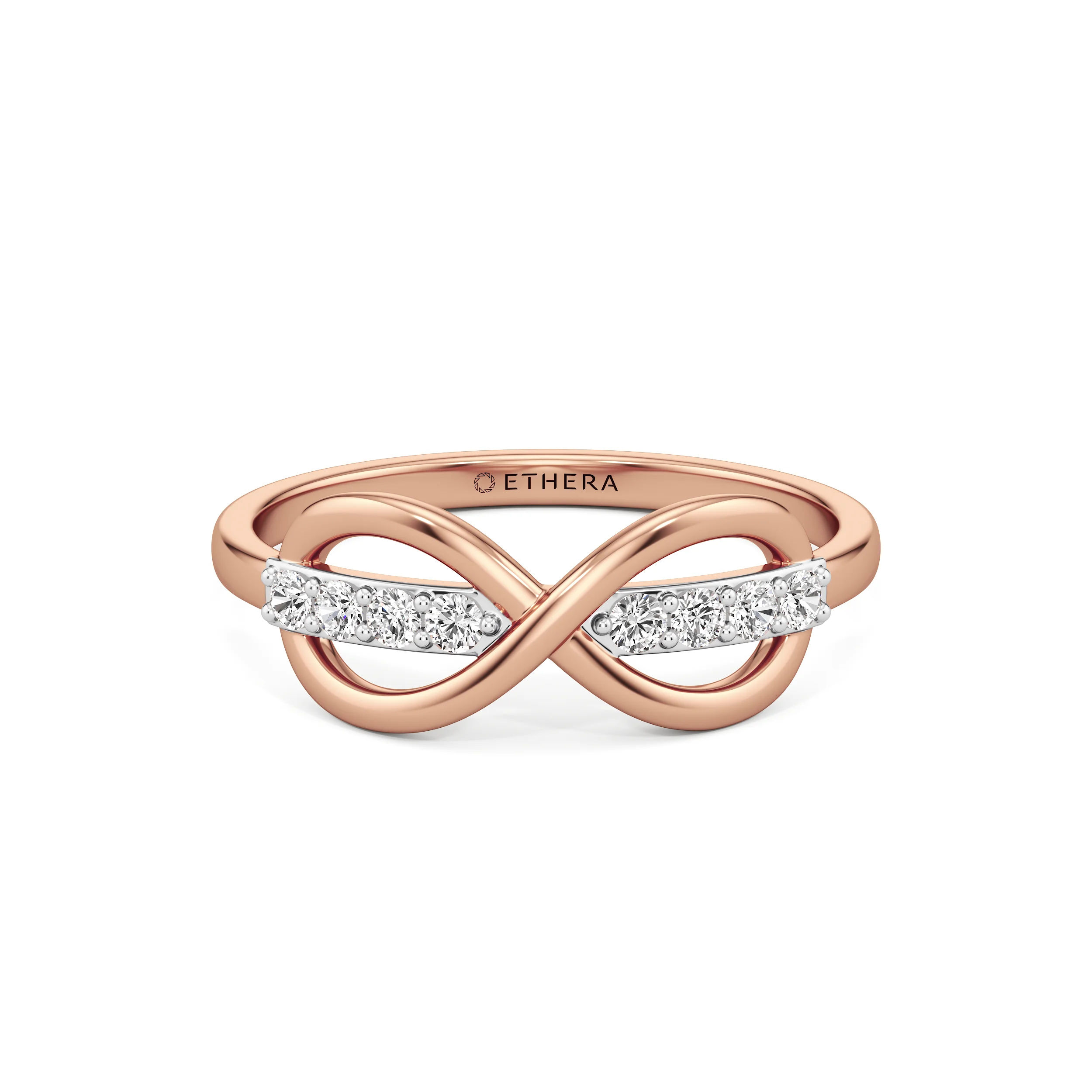 Infinity Glide Diamond Ring 15