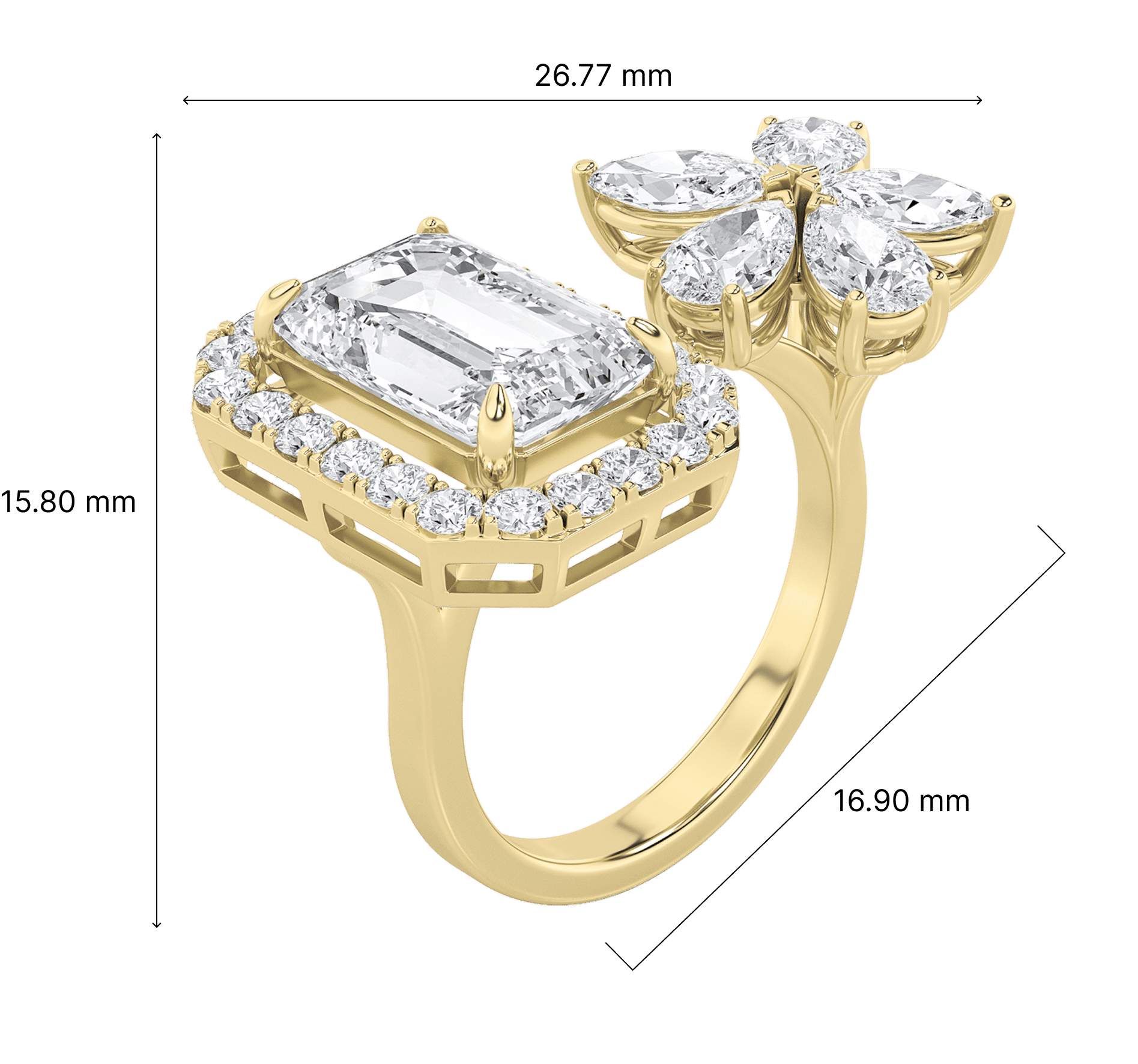 Duality Bloom Ring 6