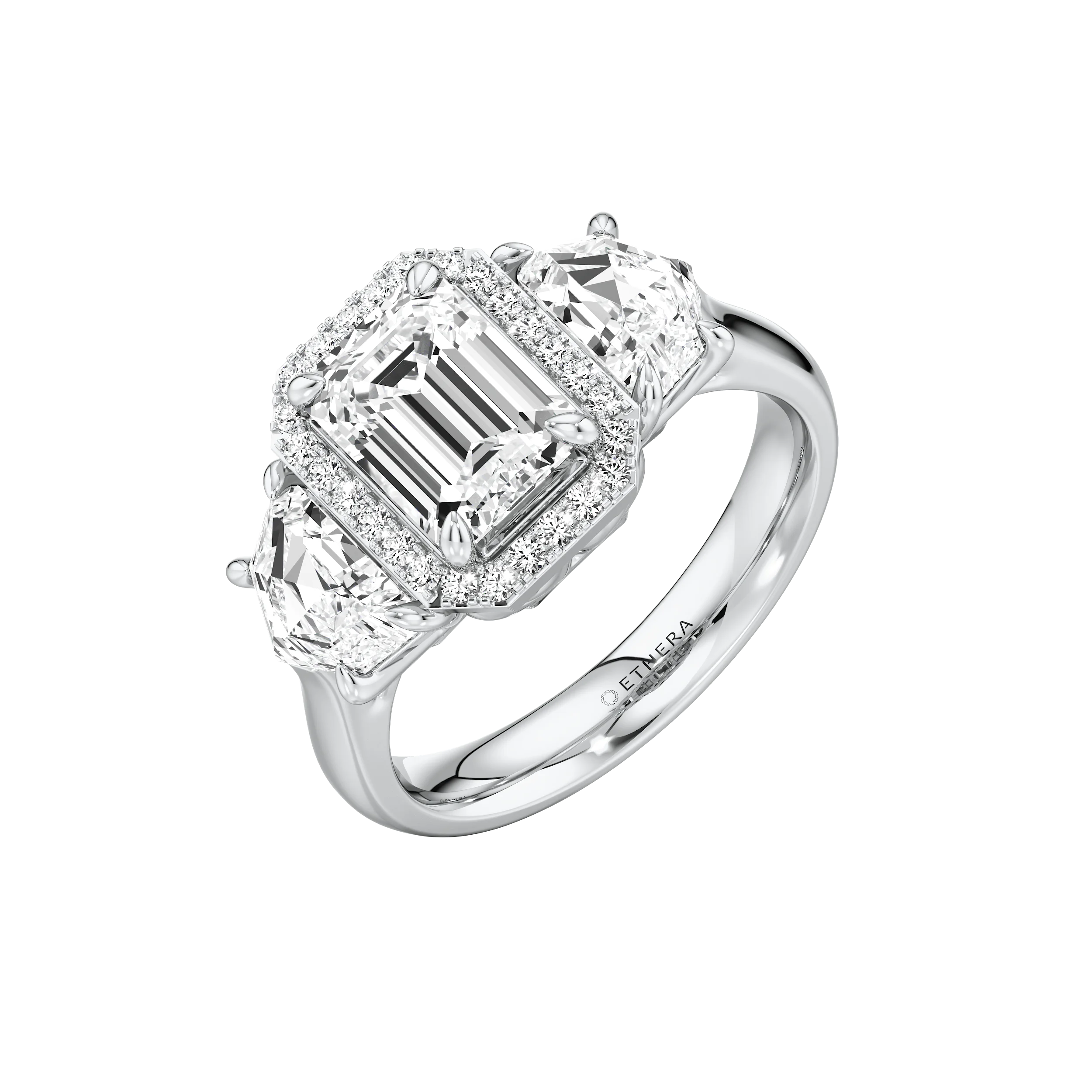 Past, Present , Future 3 Stone Ring 6