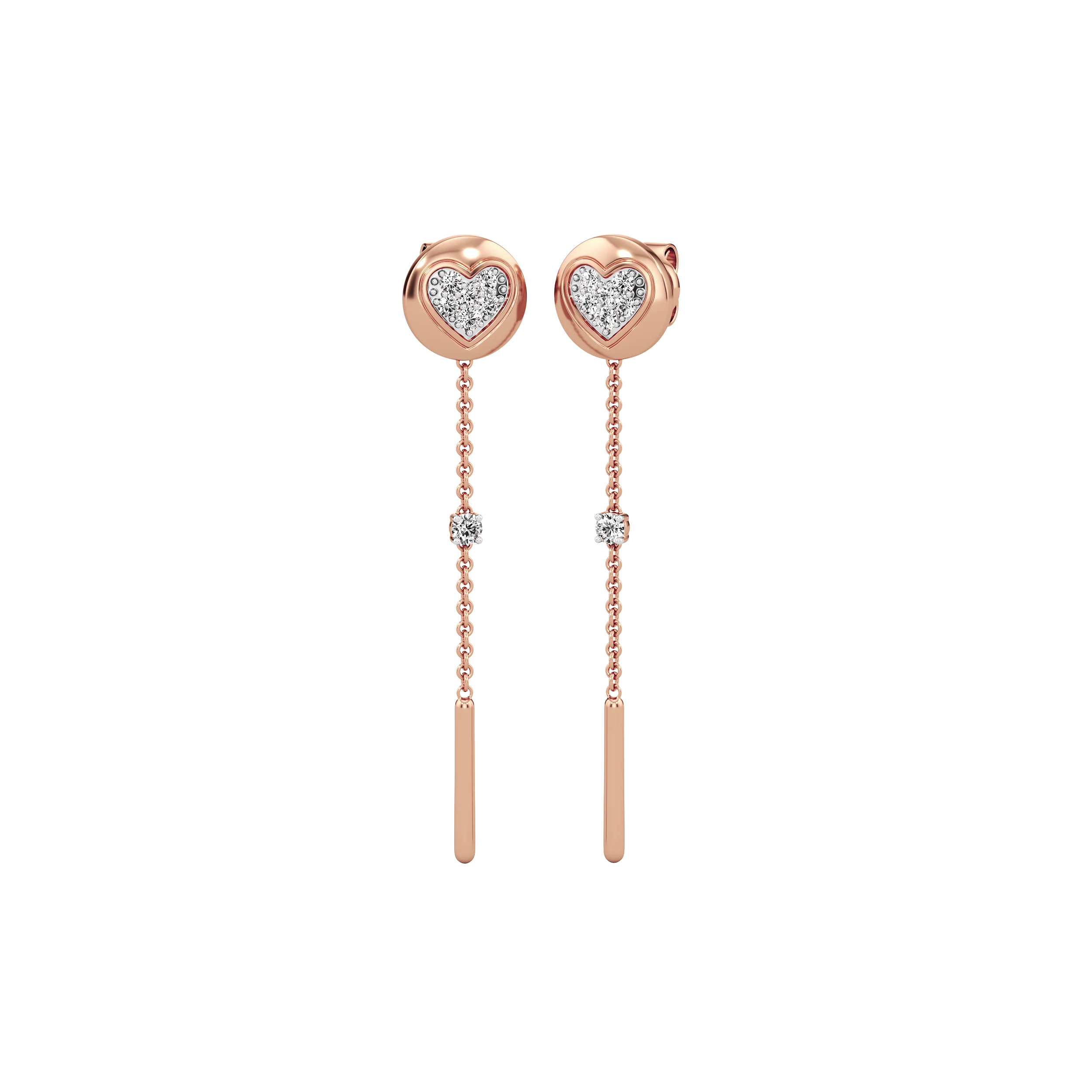 Heartline Drop Earrings 6